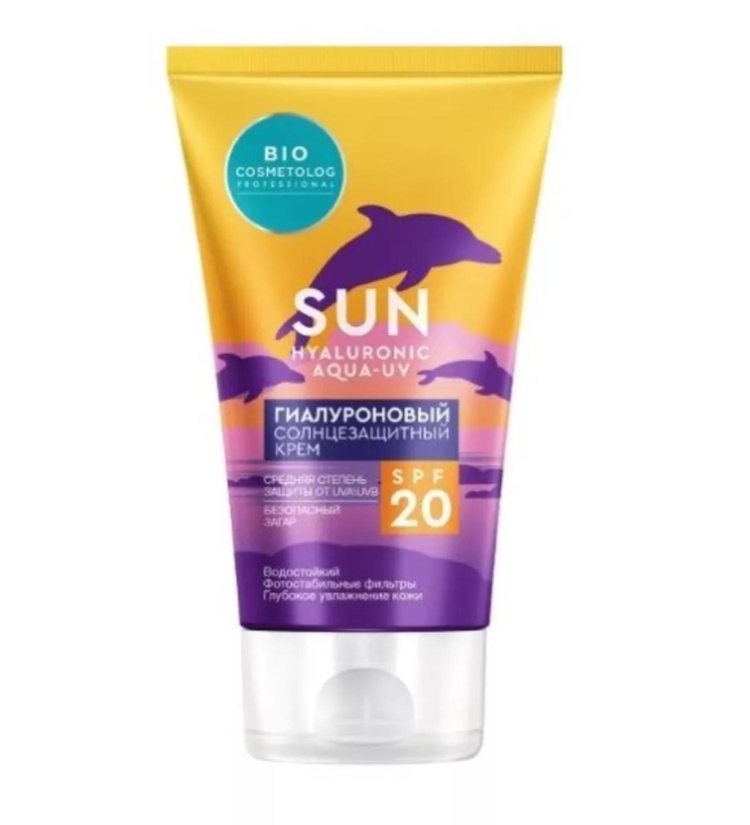 PHYTOCOSMETIC Sunny hyaluronic cream SPF20 150 ml 1pc - Buy Online on GoSupps.com