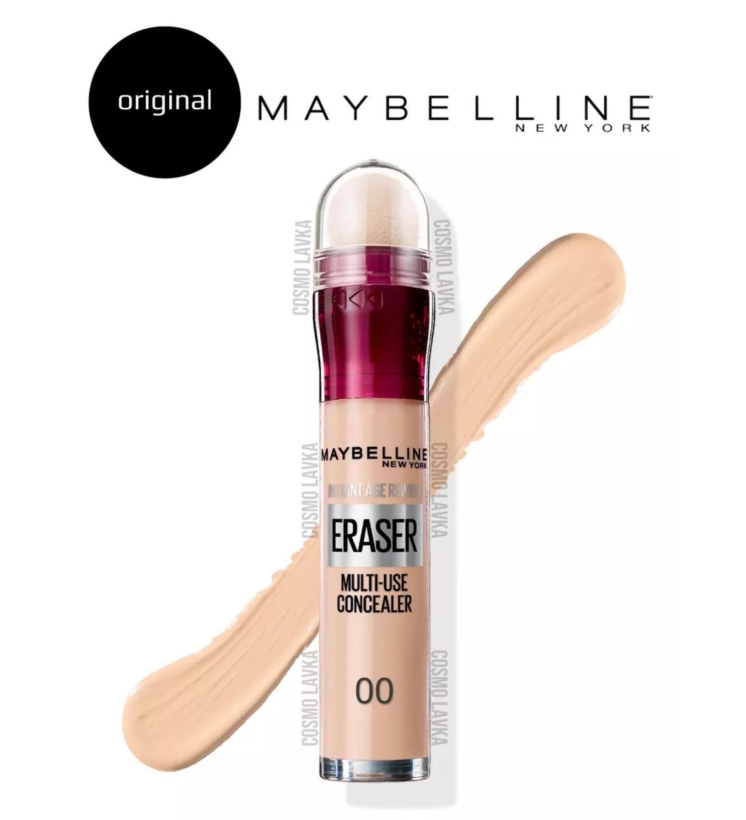 Maybelline New York Conceler Instant Eraser original shade 00 ivory - Buy Online on GoSupps.com