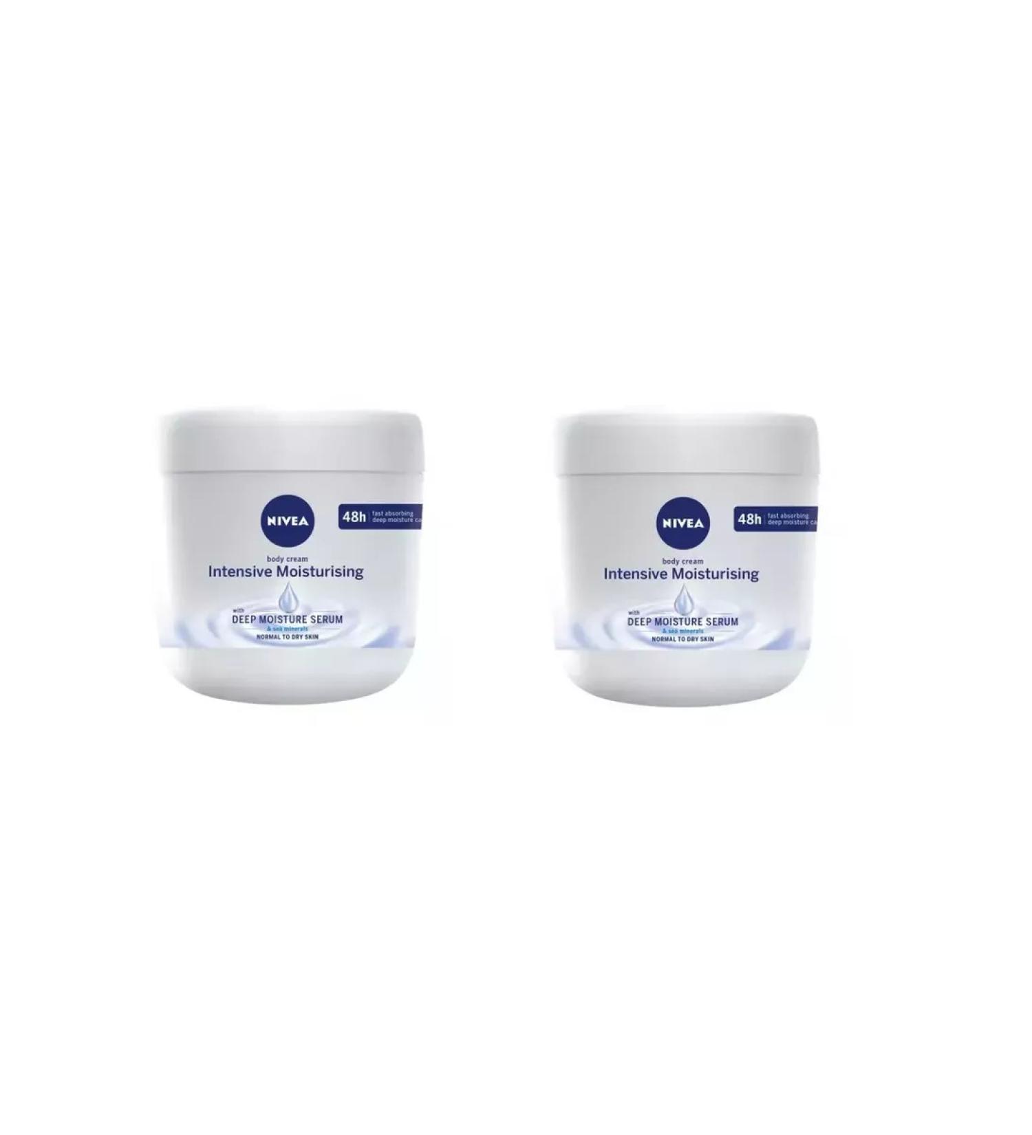 NIVEA Body cream Intensively moisturizer 2 pcs