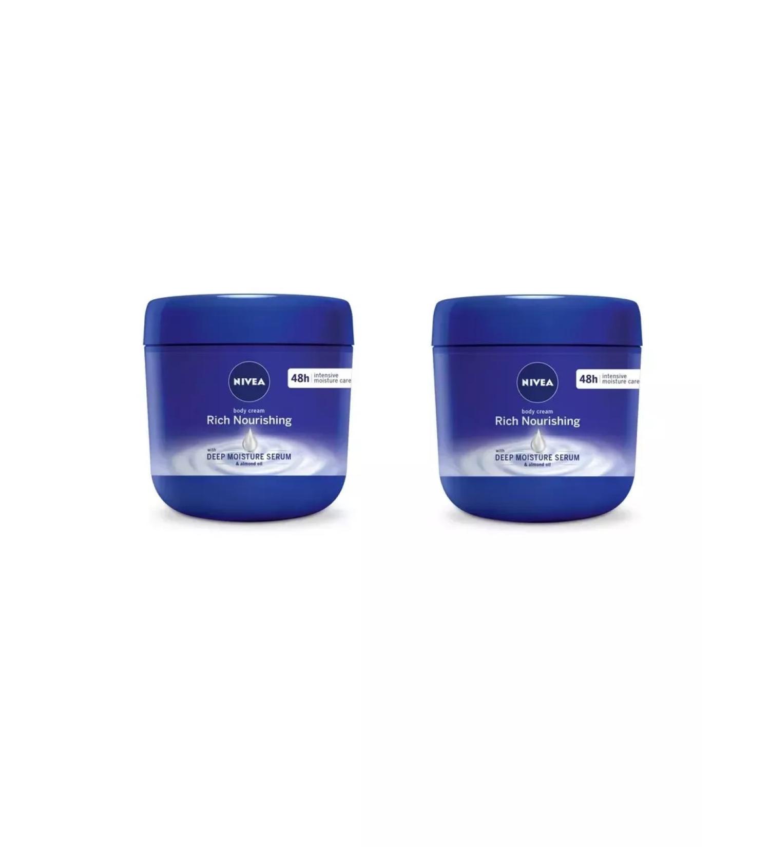 NIVEA Body cream Intensively nutritious 2 pcs - Buy Online on GoSupps.com