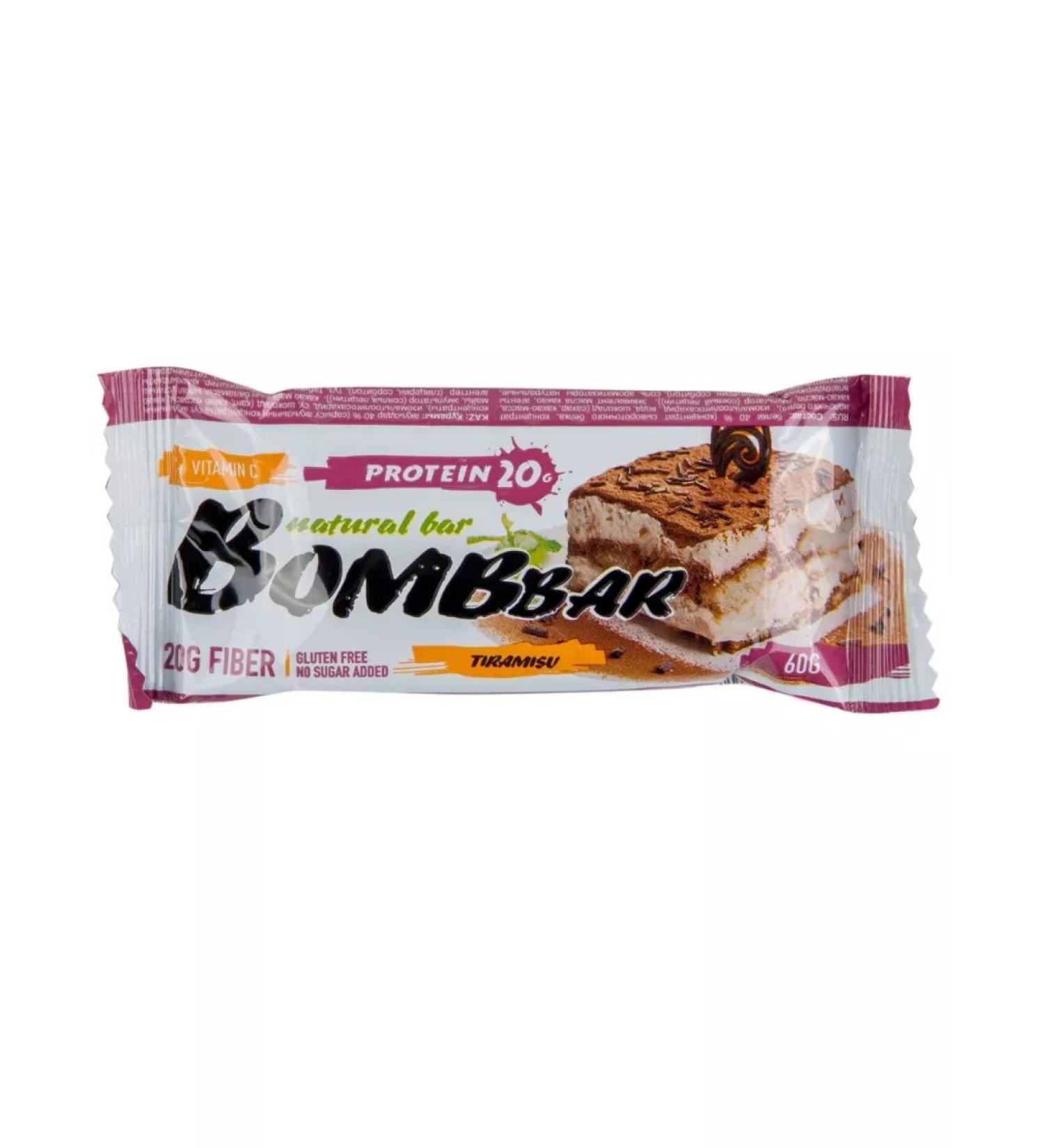 BombBar Protein Batonchik Tiramisu 60g - Buy Online on GoSupps.com