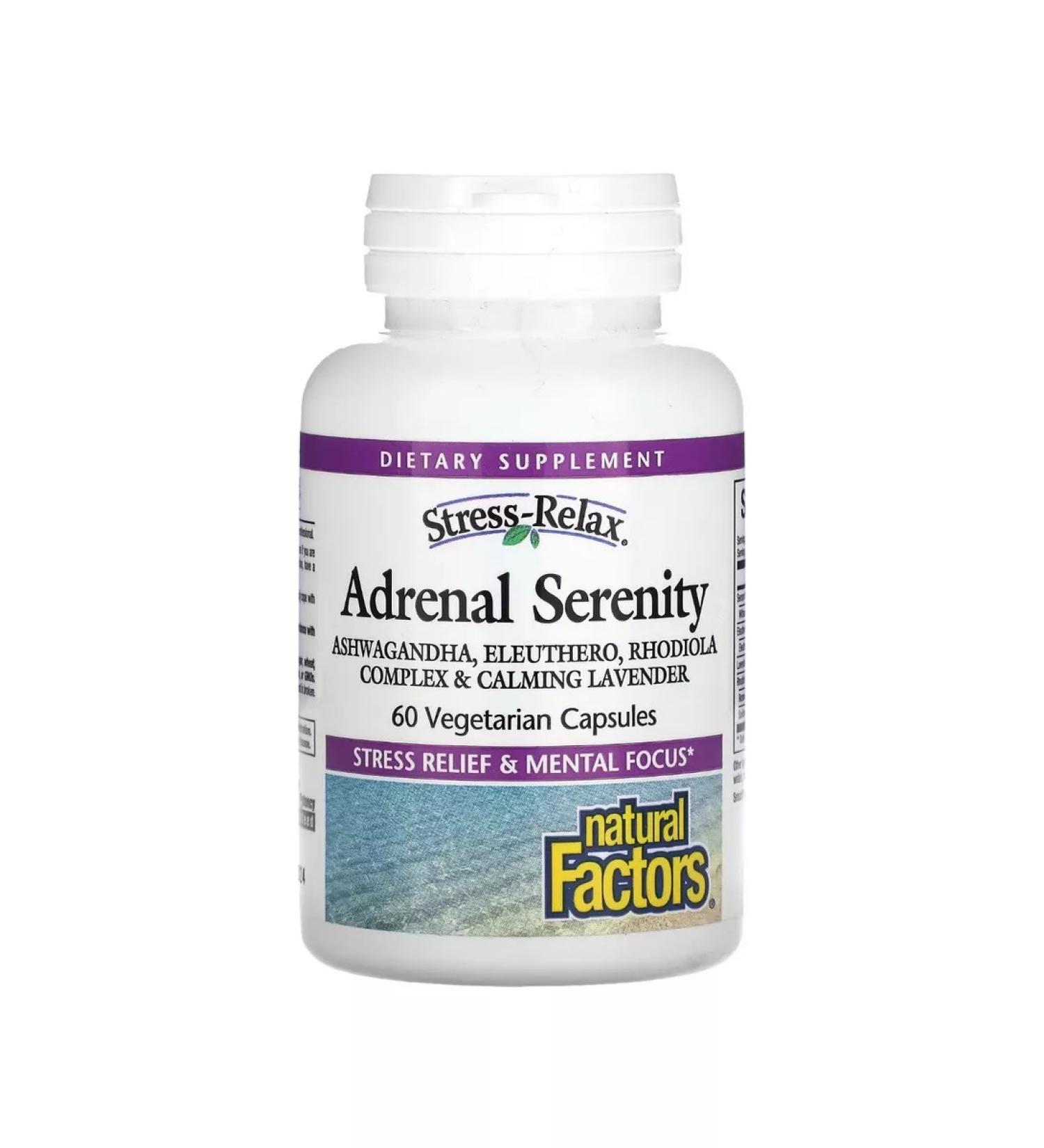 Natural Factors Remedy of the adrenal glands 60 vegetarian capsules