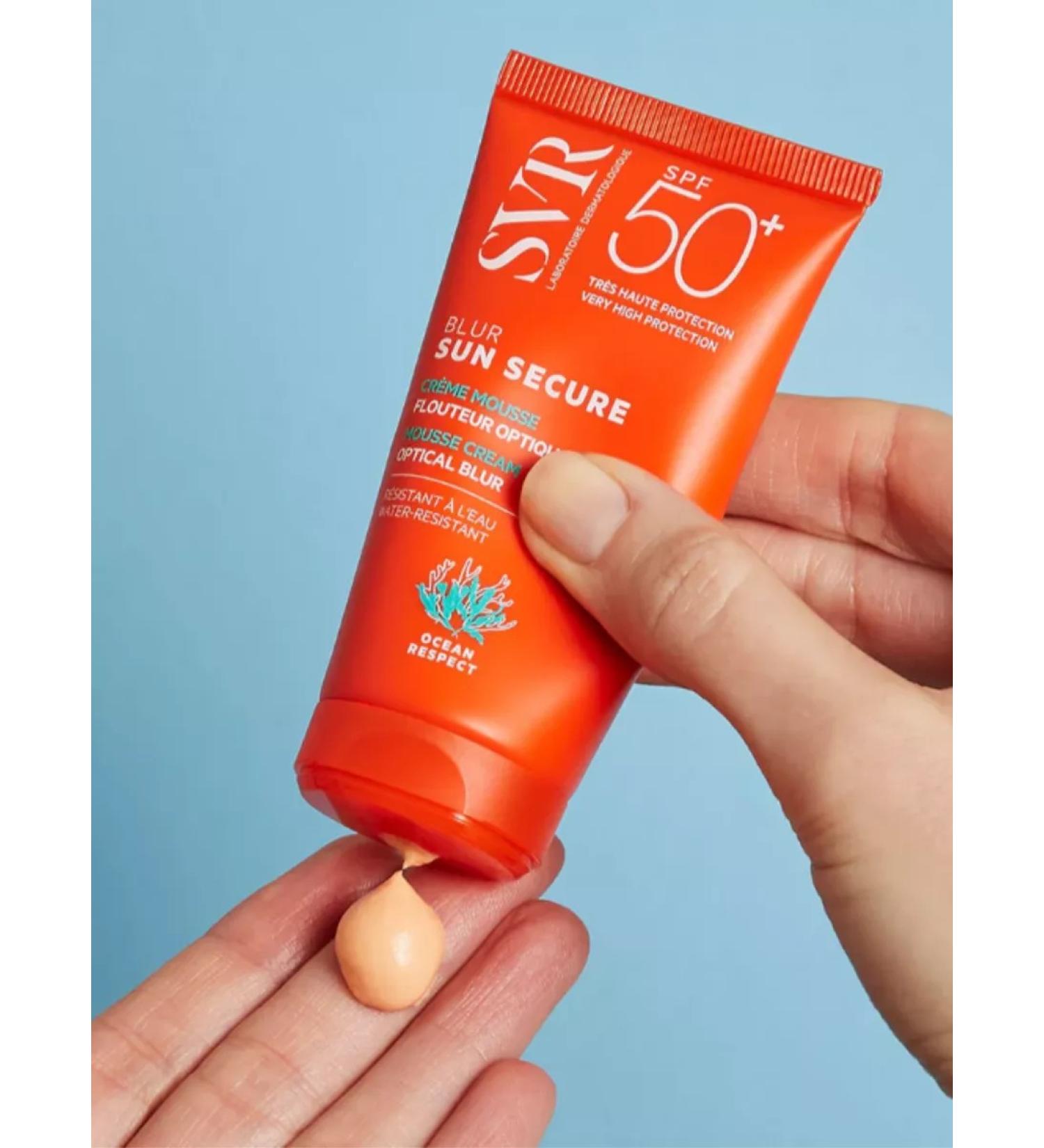 SVR Sun Secure Blues Cream Muss without aroma SPF50+ 50 ml - Buy Online on GoSupps.com