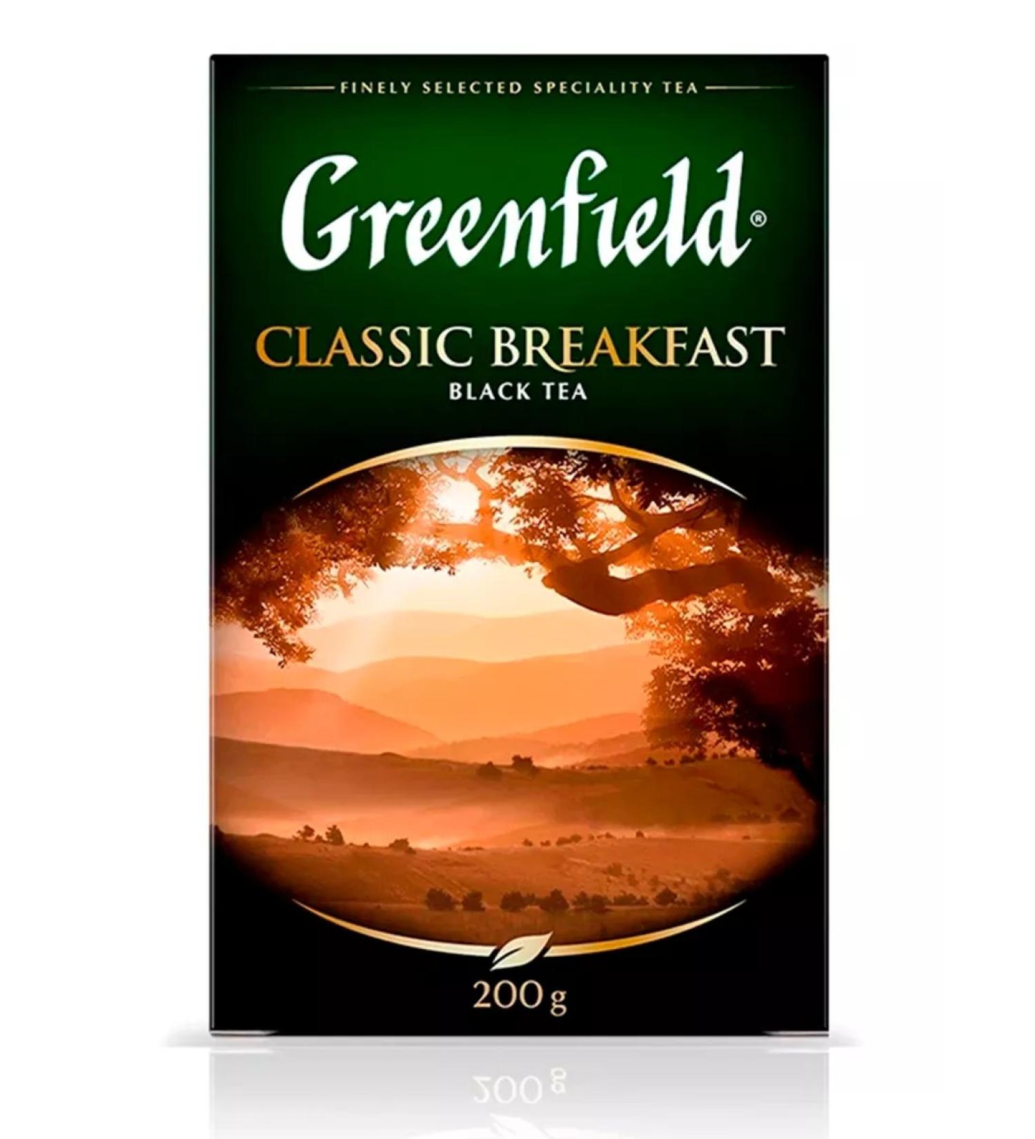 Greenfield Black tea Classic Breakfast 200 g - Buy Online on GoSupps.com