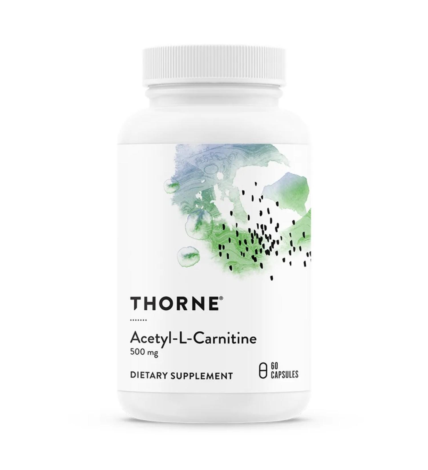 Thorne Research Amino acid acetyl l-carnitine Acetyl-L-Carnitine - Buy Online on GoSupps.com