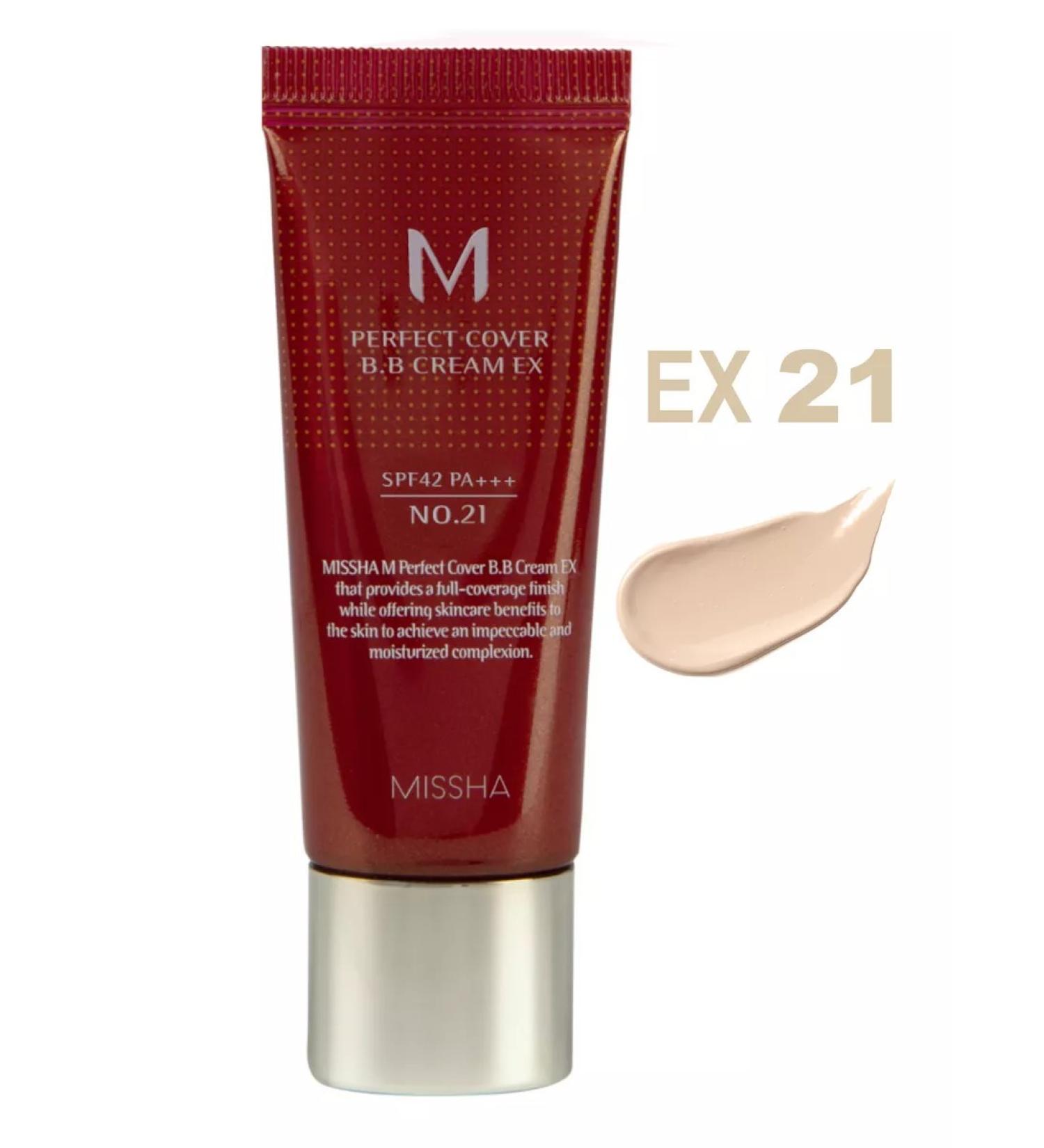 MISSHA BB face cream tone 21 Perfect Cover ex 20 ml - Buy Online on GoSupps.com