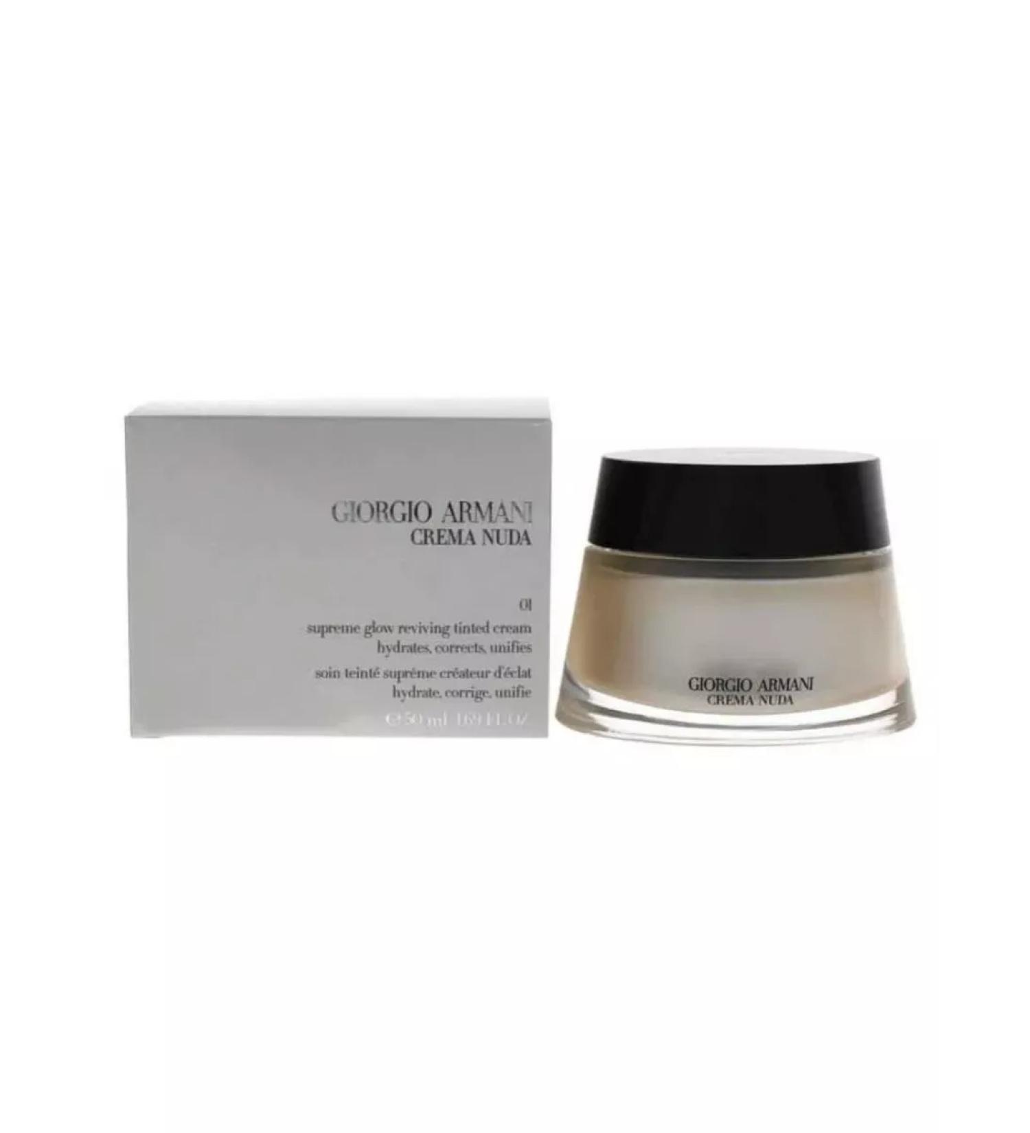 GIORGIO ARMANI Moisturizer with the foundation effect of Crema nuda 01 - Buy Online on GoSupps.com