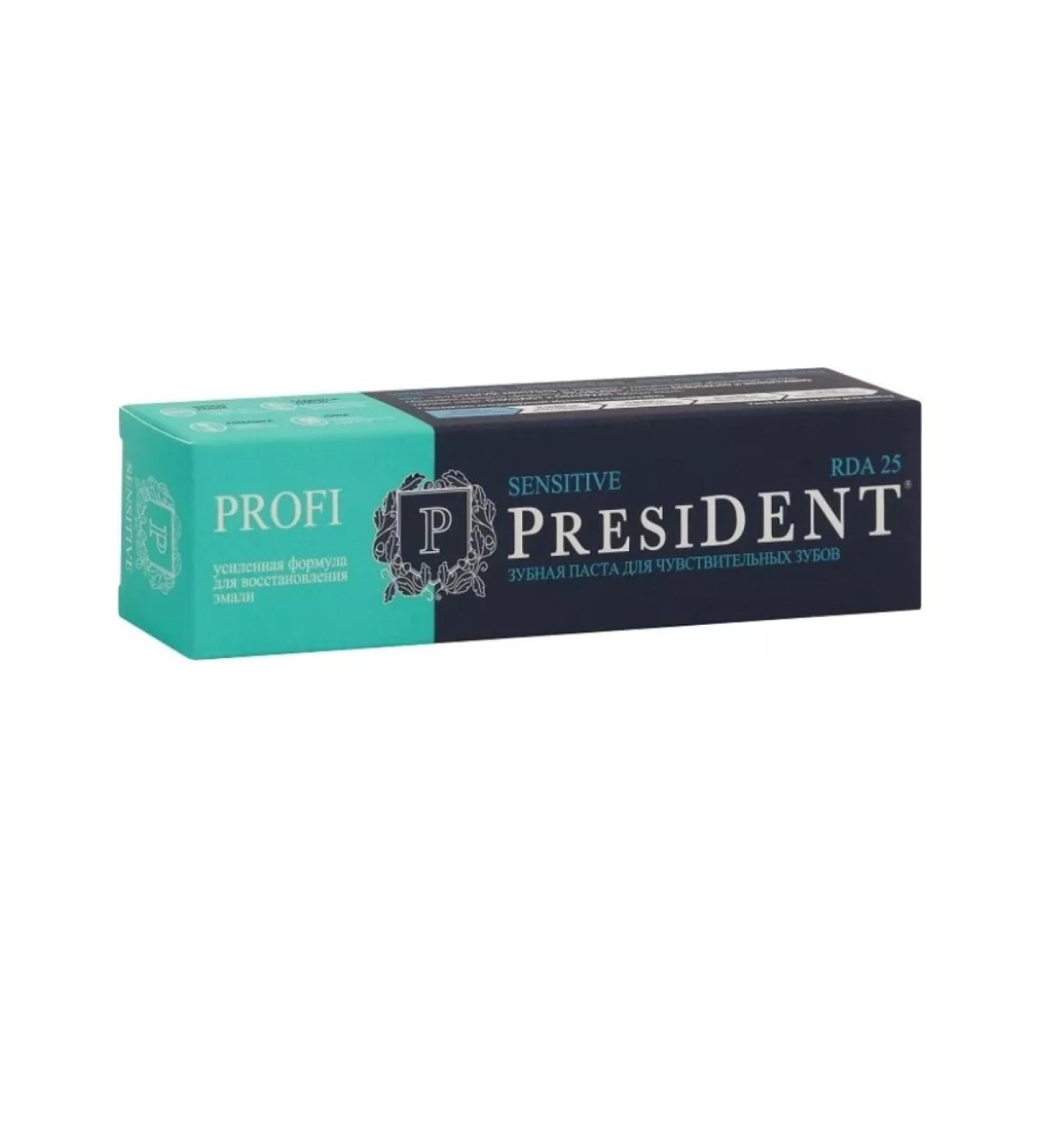 President Profi toothpaste Sensitive 50 ml 1pc - Buy Online on GoSupps.com