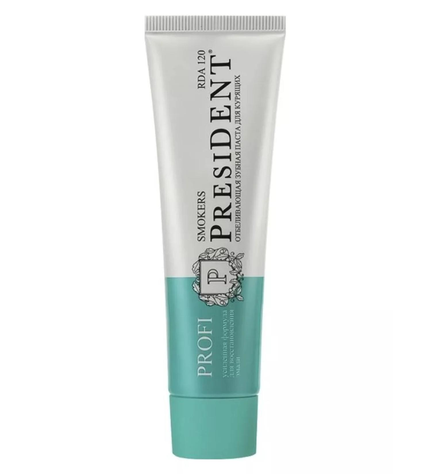President Profi toothpaste Smokers 50 ml 1pc - Buy Online on GoSupps.com