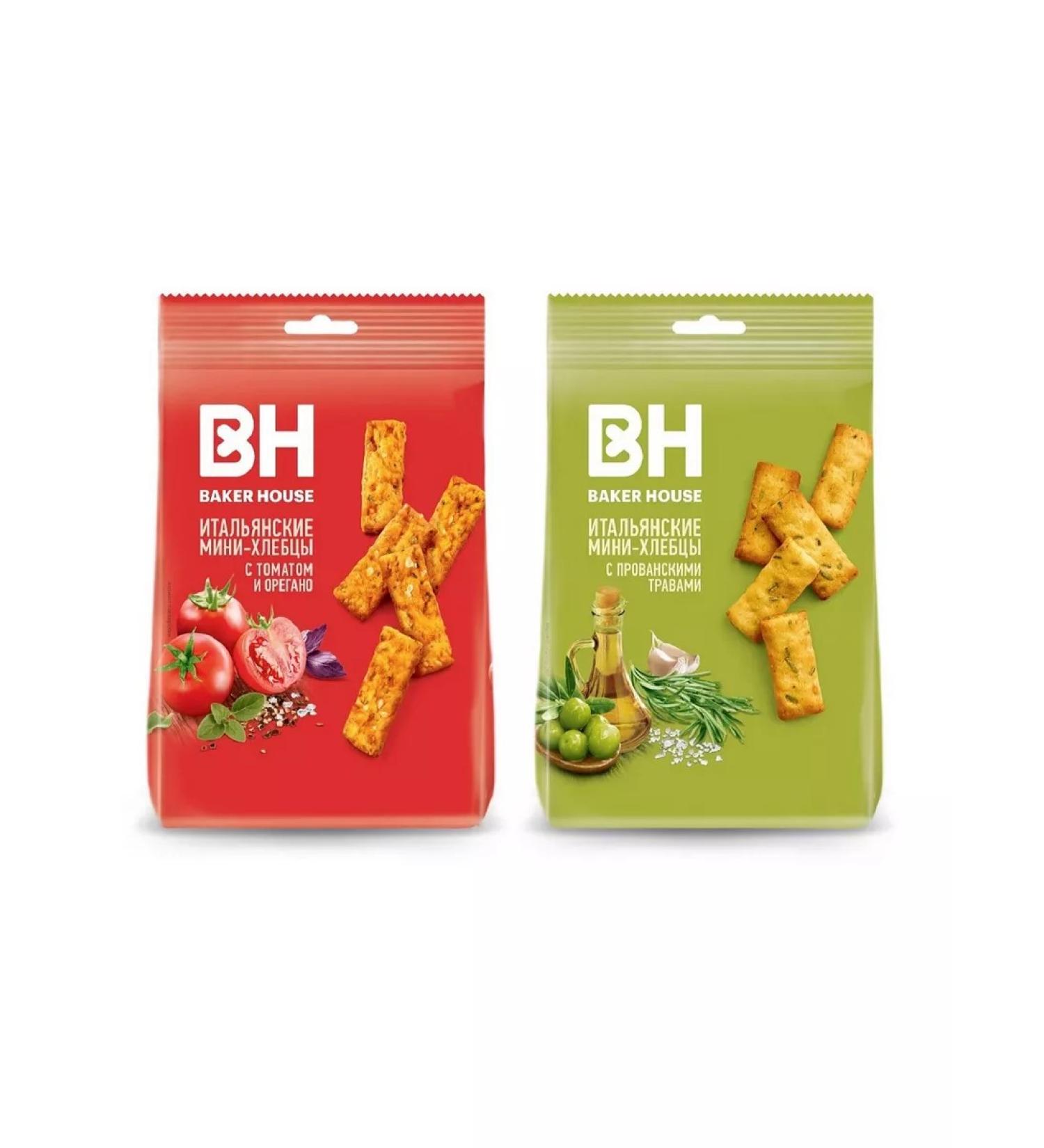 BAKER HOUSE Breads-mini Italian assorted 110g 2vids 3pcs - Buy Online on GoSupps.com