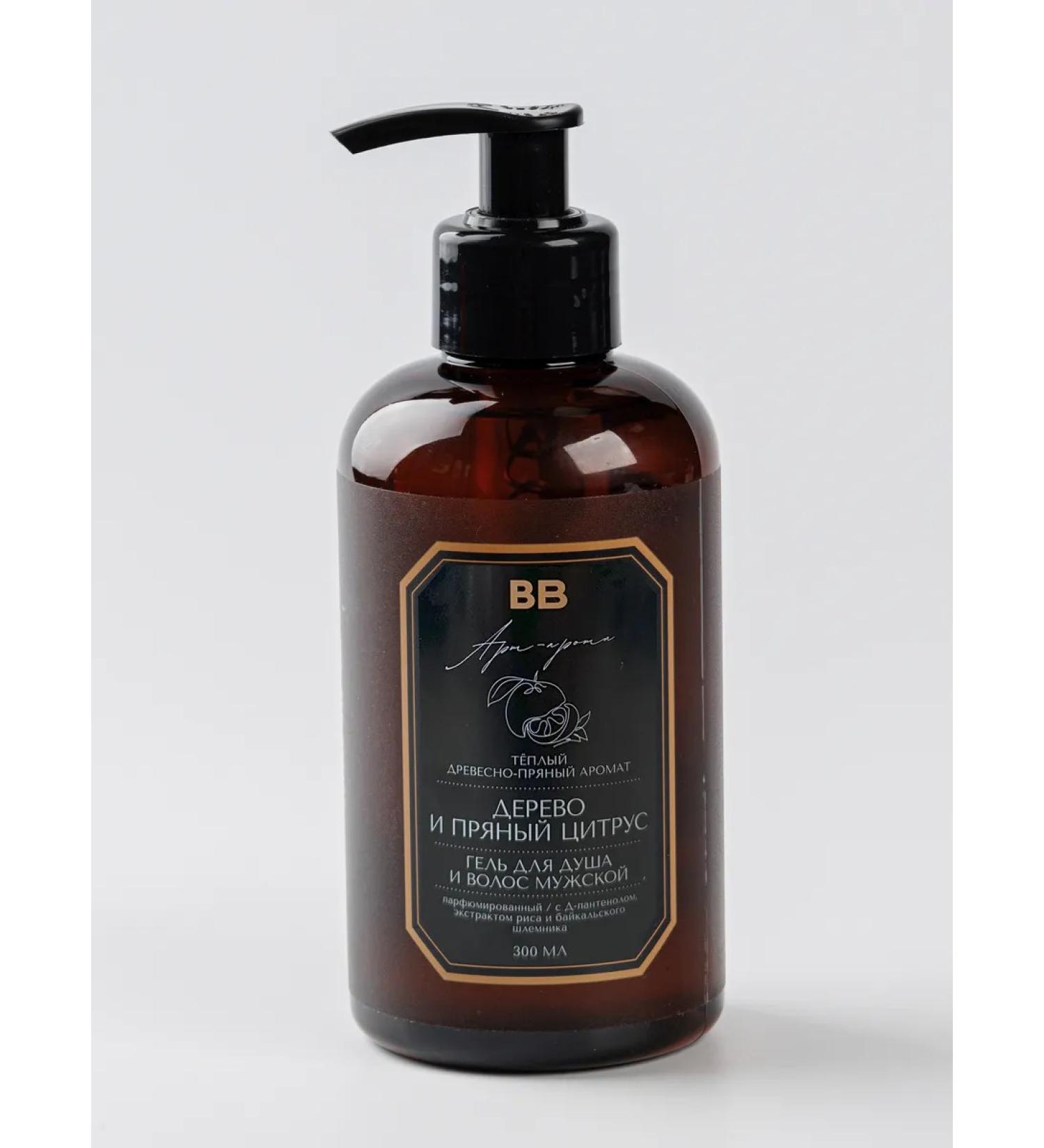 VkusVill Body and hair gel male tree and spicy citrus (orange) - Buy Online on GoSupps.com