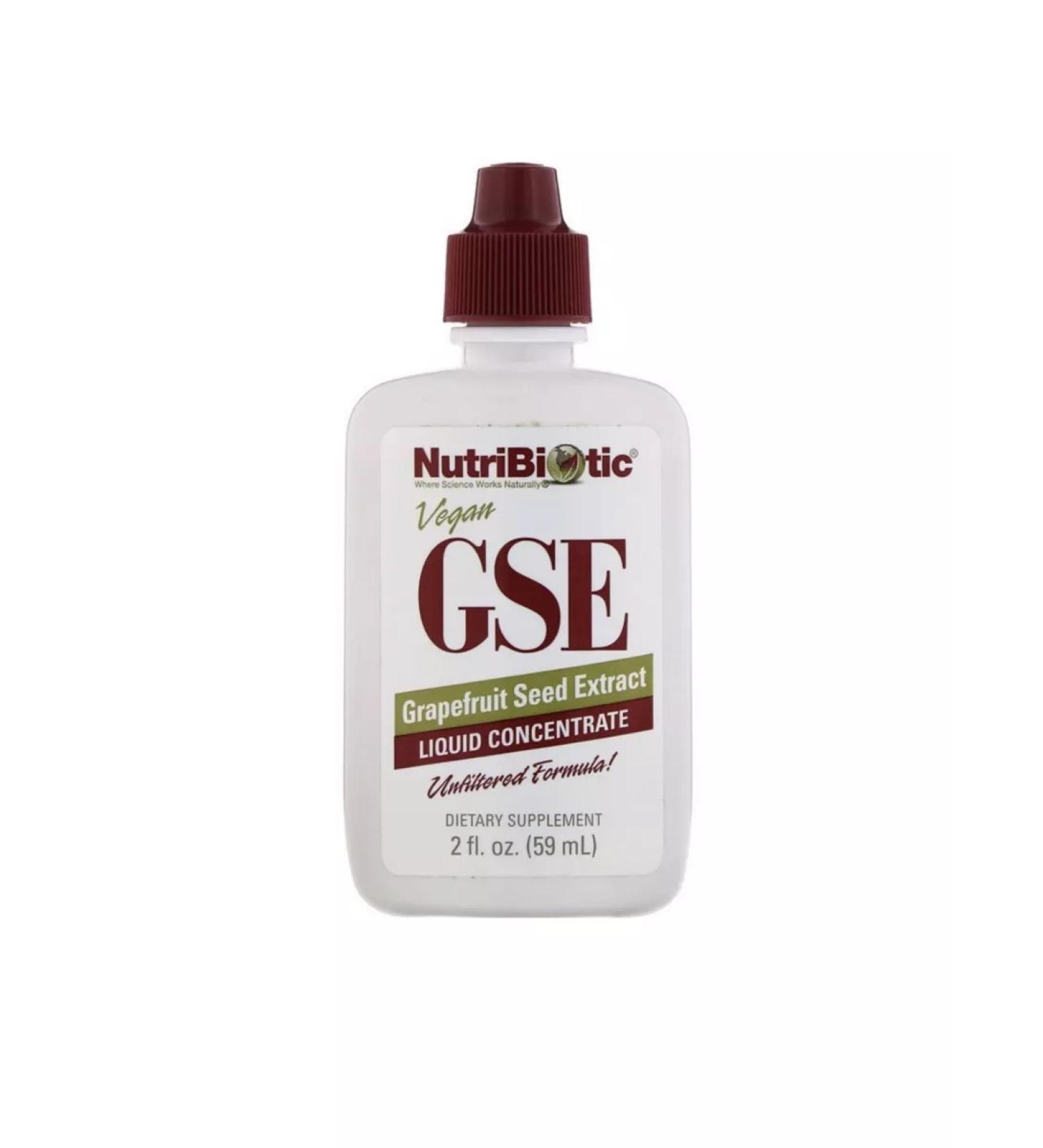 NutriBiotic GSE grapefruit seed extract 59 ml - Buy Online on GoSupps.com