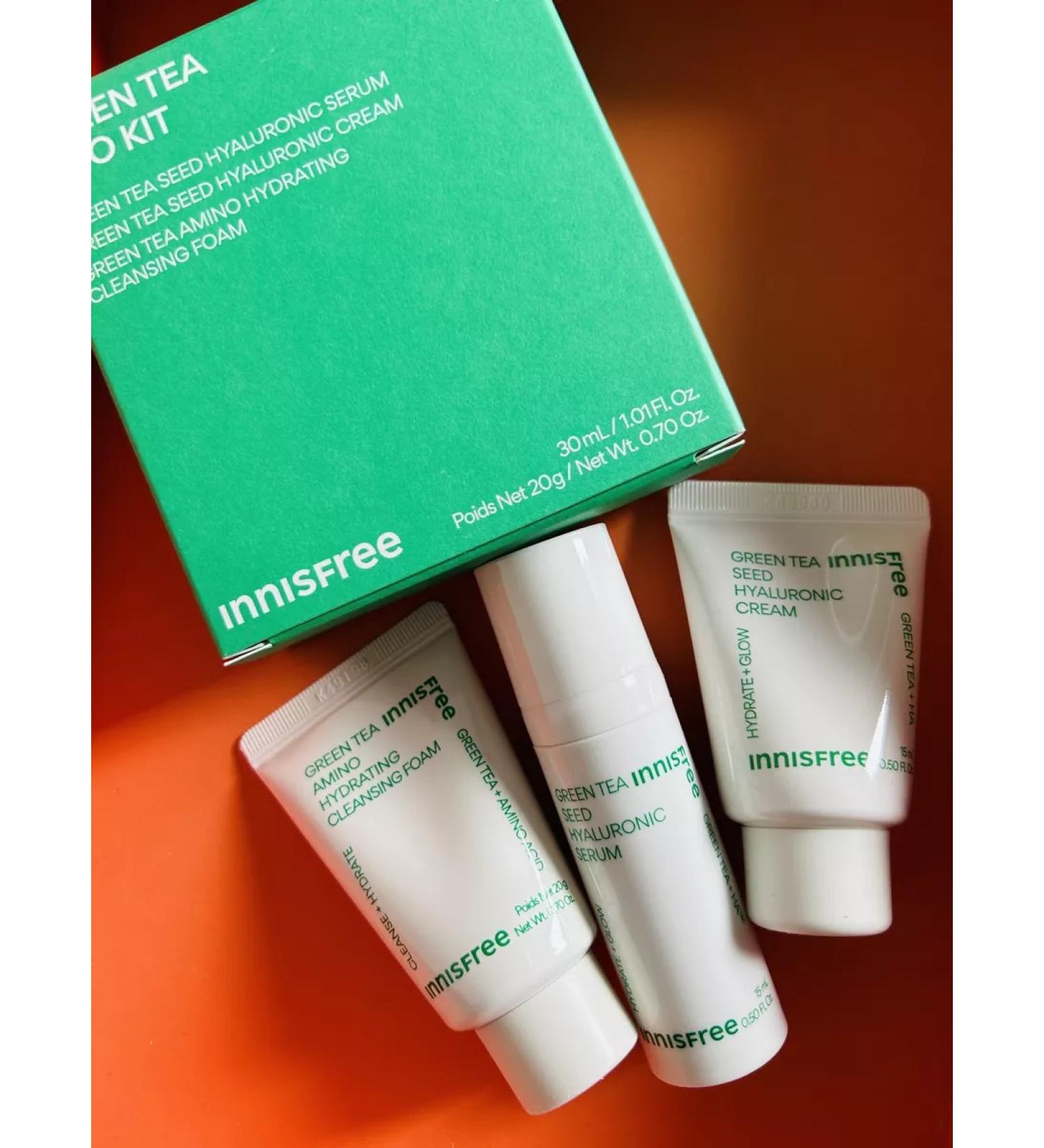 Innisfree Korean set of miniatures with green tea - Buy Online on GoSupps.com