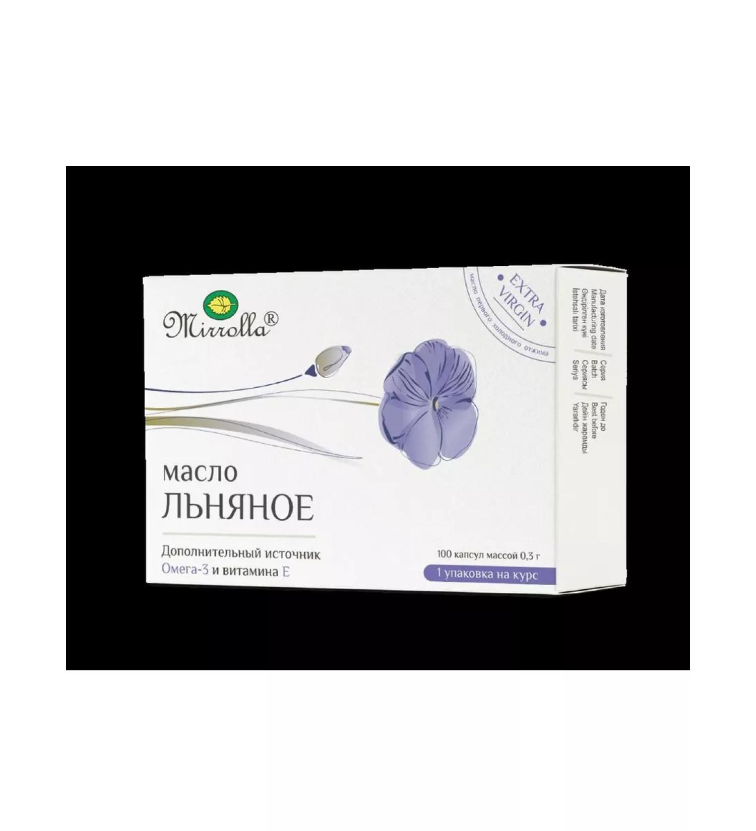 Mirrolla LLC Mirrolla linseed oil complex with vitamin E N100-6pcs