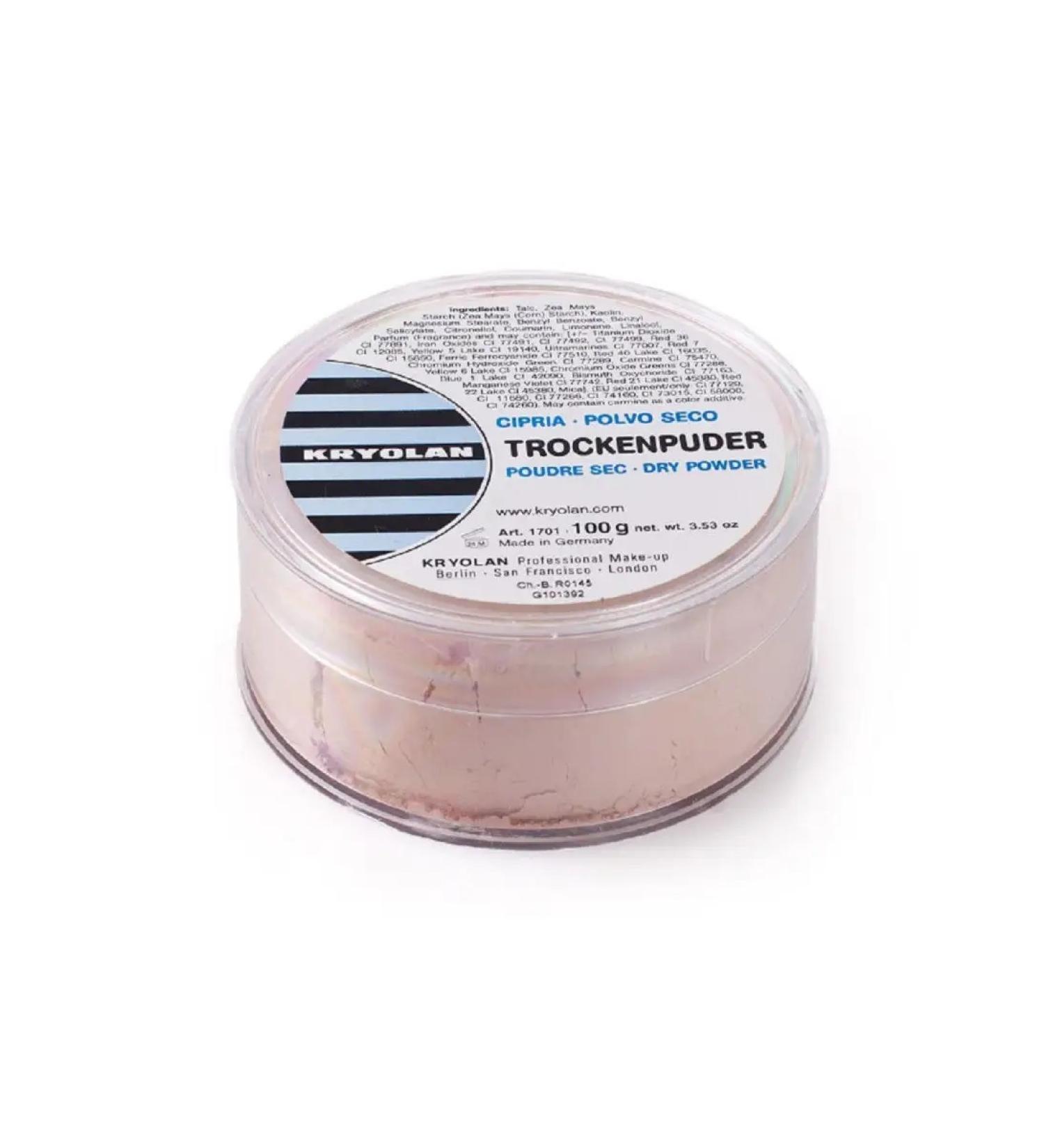 Kryolan Powder with a Dry Powder Power 100 gr. TP0