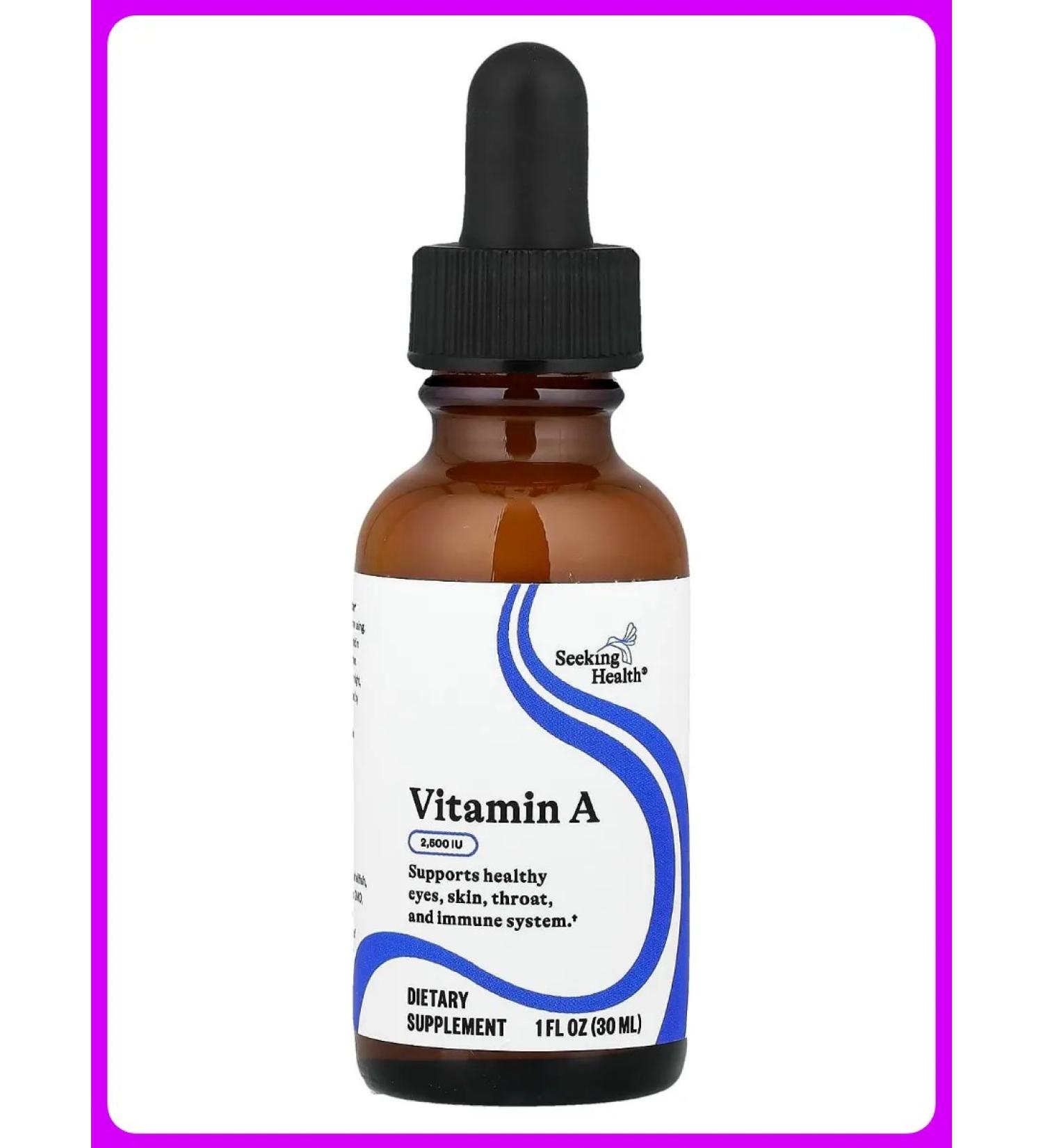 Seeking Health Vitamin A in drops of 1500 g 30 ml - Buy Online on GoSupps.com