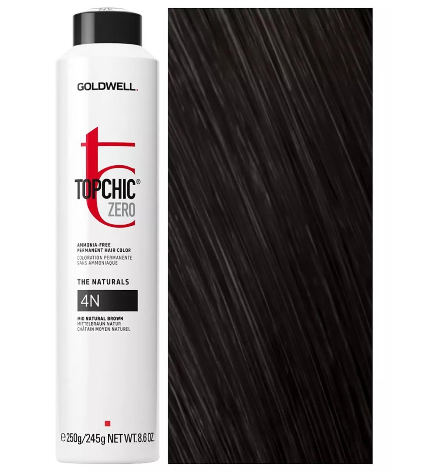 Goldwell Topchic Zero 4n Medium-brown 250 ml - Buy Online on GoSupps.com