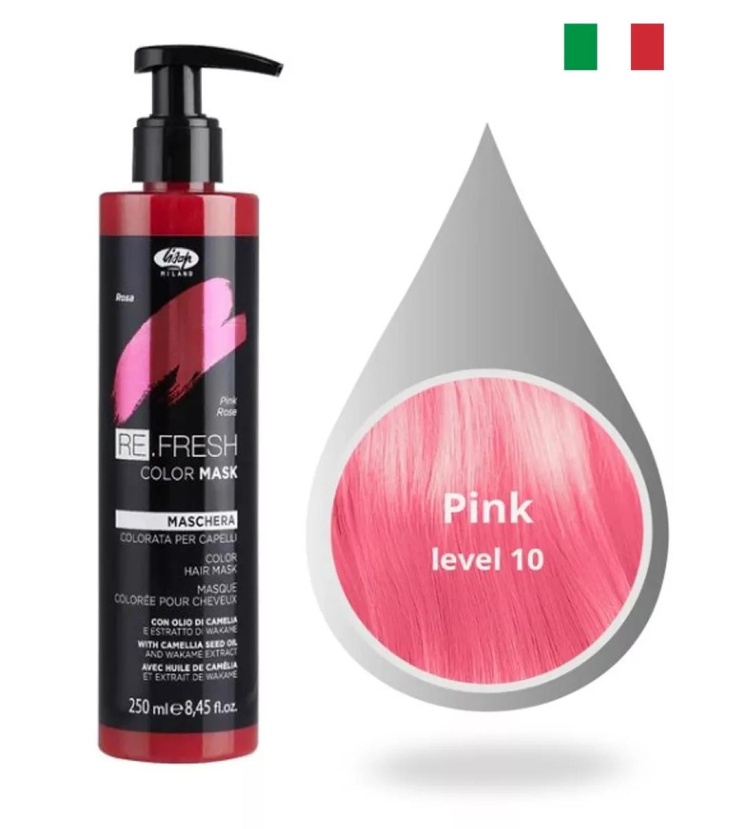 Lisap Milano Refresh Color Tinting hair mask Pink 250ml - Buy Online on GoSupps.com