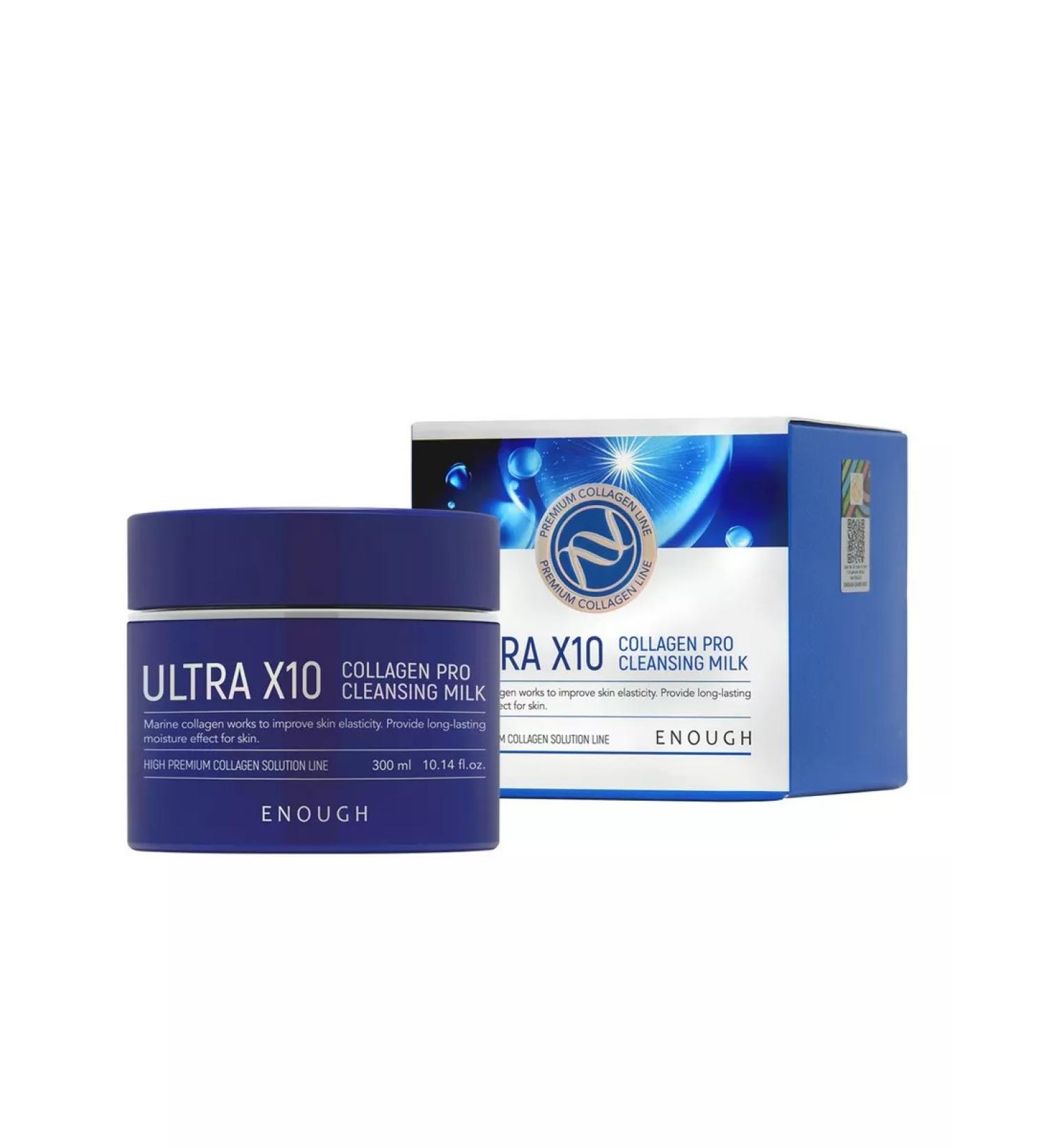 ENOUGH Cleaning milk for face with collagen - Buy Online on GoSupps.com