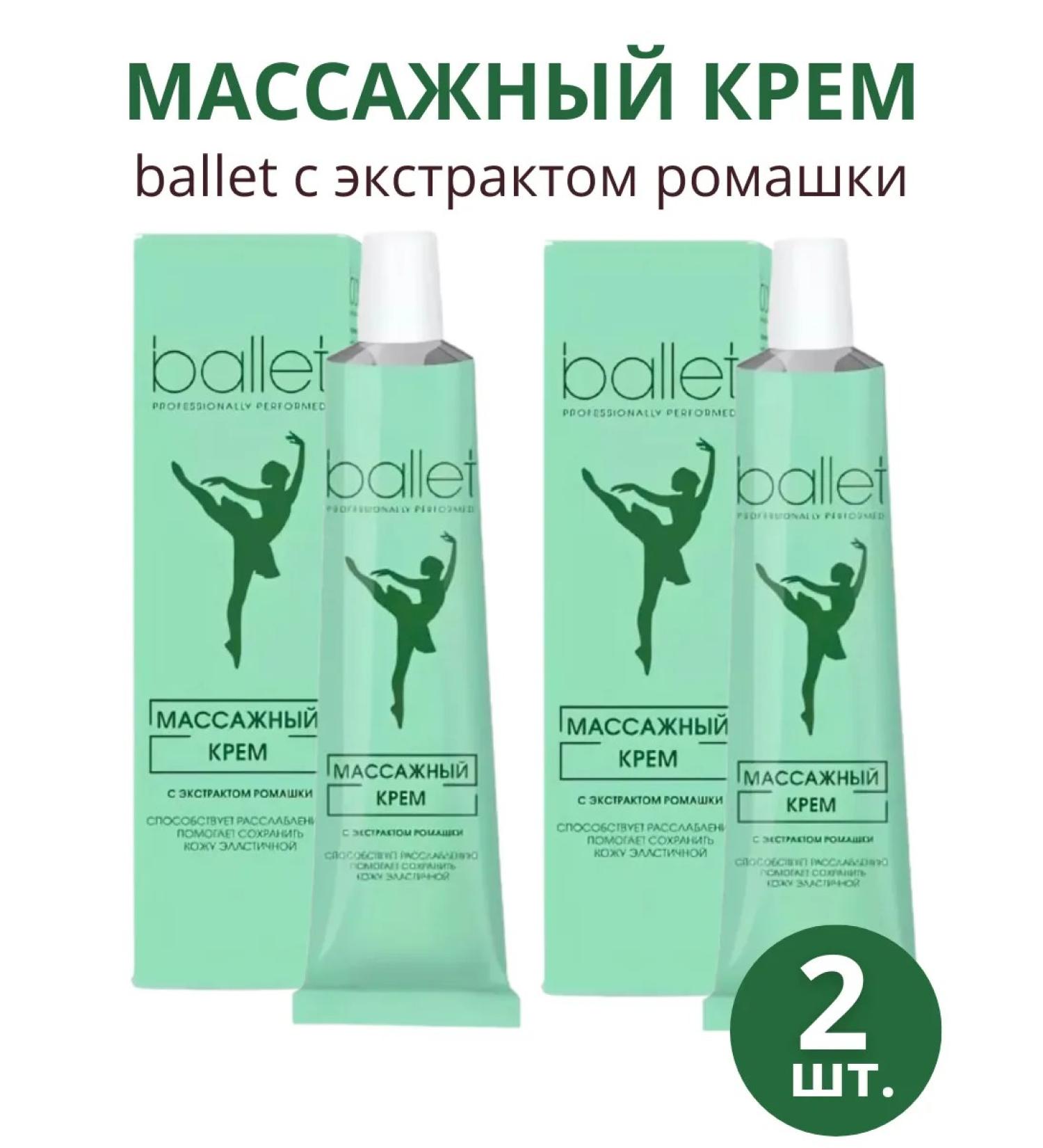 FREEDOM Massage cream "Ballet" set 2pcs of 40g - Buy Online on GoSupps.com