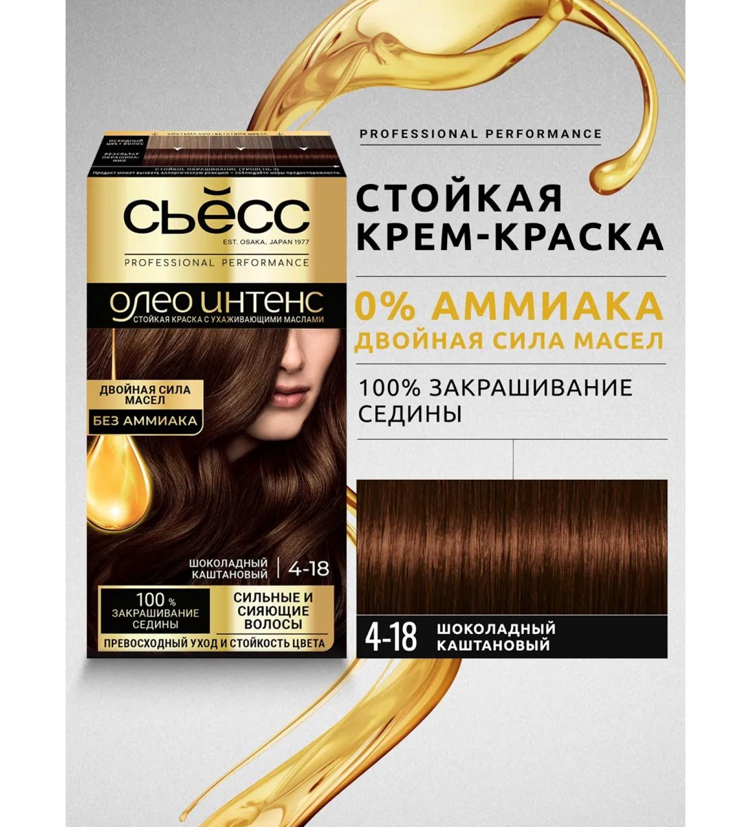 Syoss Cooked paint Oleo Intenses 4-18 chocolate chestnut 115 ml - Buy Online on GoSupps.com