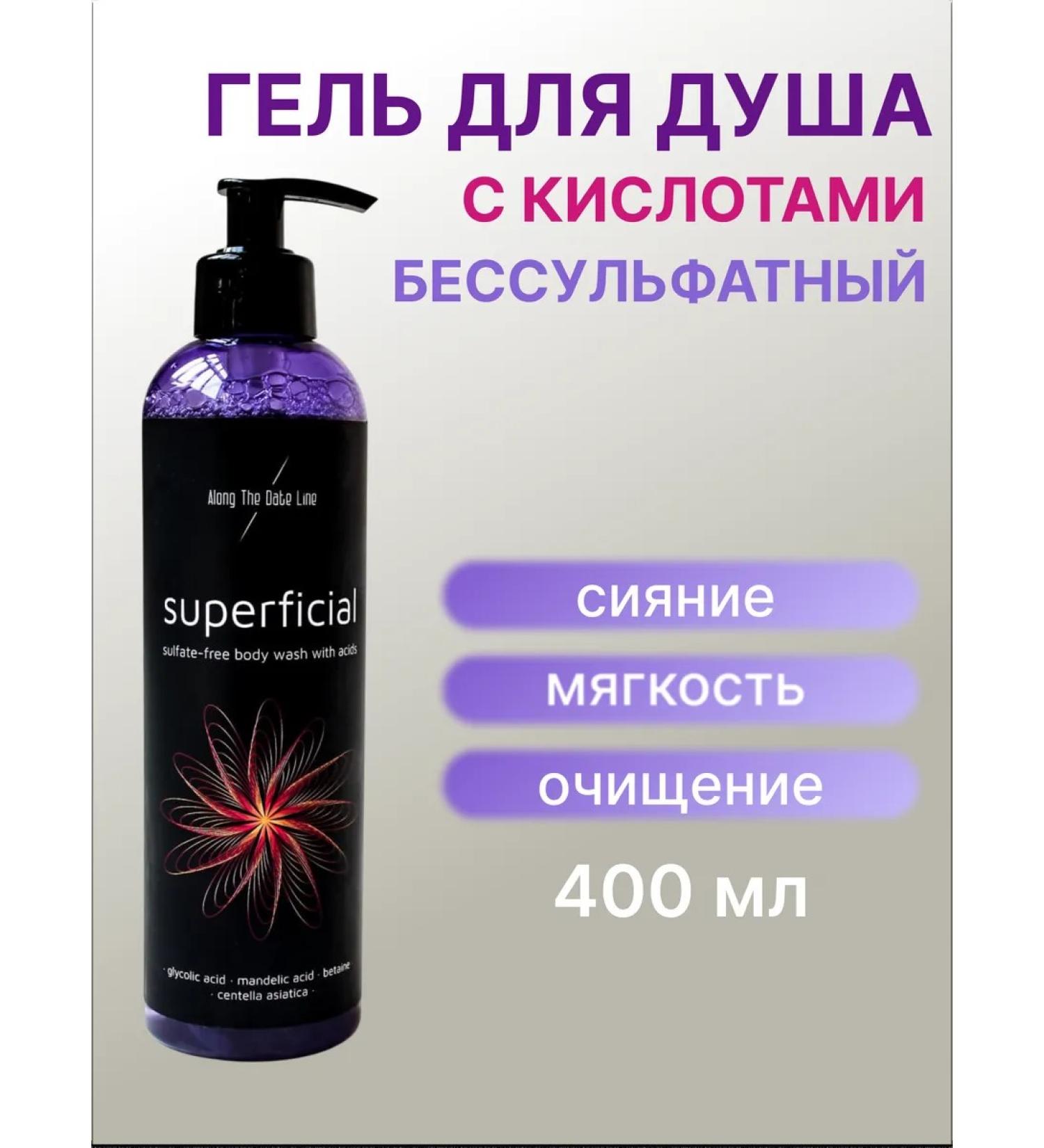 Along the Date Line Salnefantic gel shower car with acids 400 ml - Buy Online on GoSupps.com