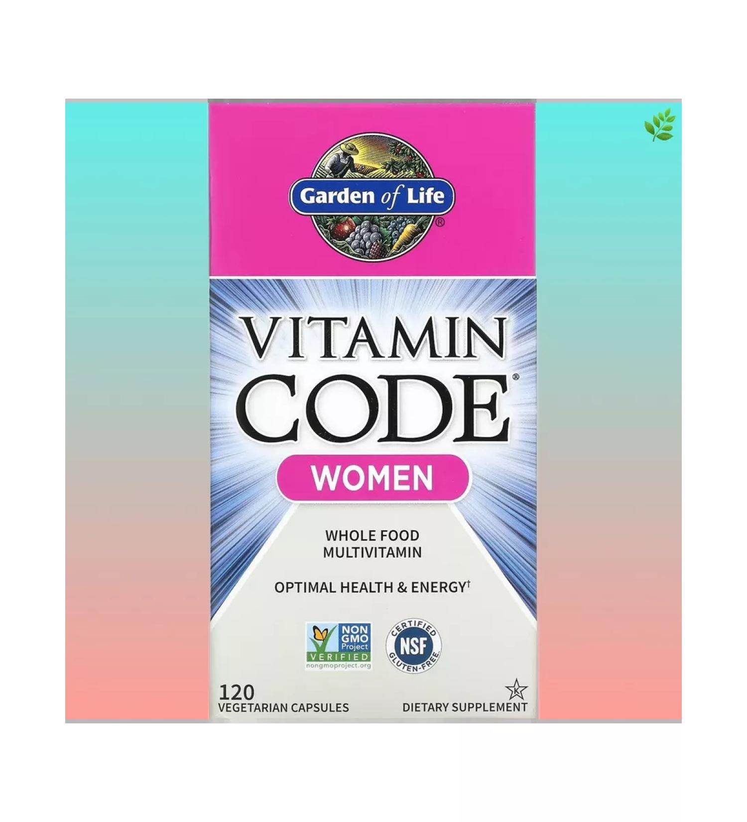 Garden of Life Vitamin Code multivitamins from whole products for women - Buy Online on GoSupps.com