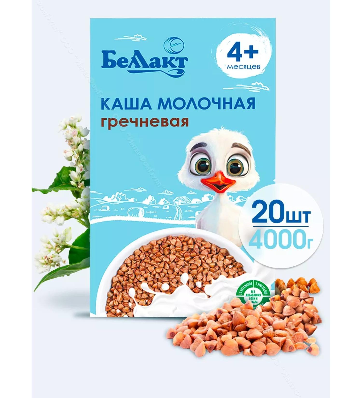Bellakt Porridge baby milk buckwheat from 4 months 4000 grams - Buy Online on GoSupps.com