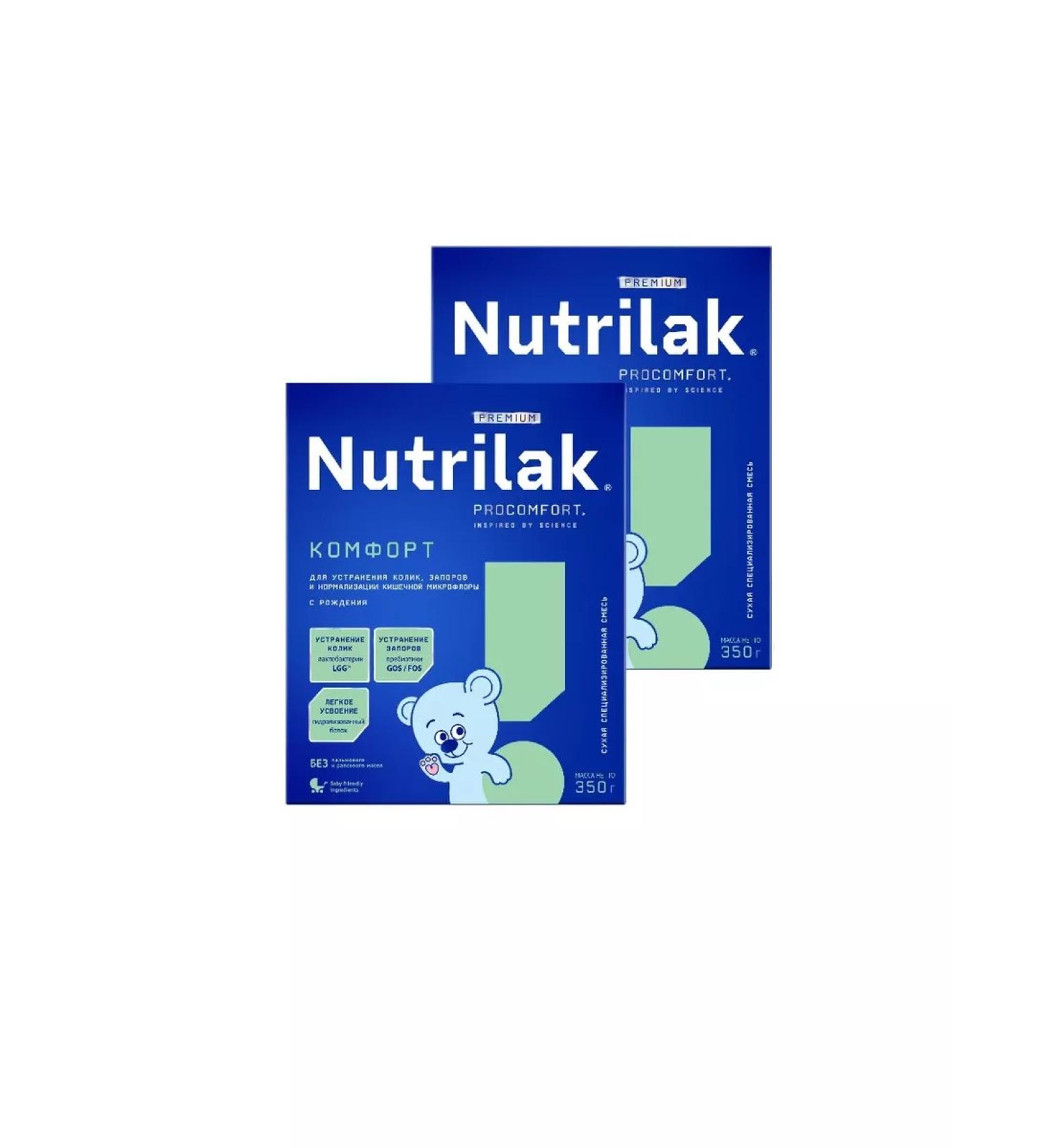 Nutrilak The mixture is dry specialized Comfort with 0 months 350 g 2 pcs - Buy Online on GoSupps.com