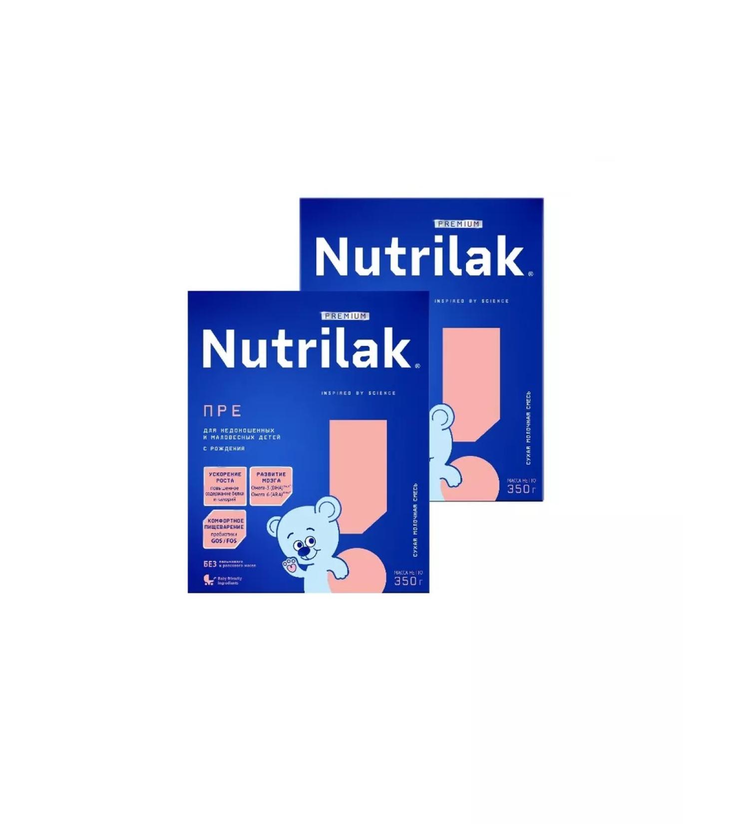 Nutrilak Mixture Premium Pre from birth 350 2 pcs - Buy Online on GoSupps.com