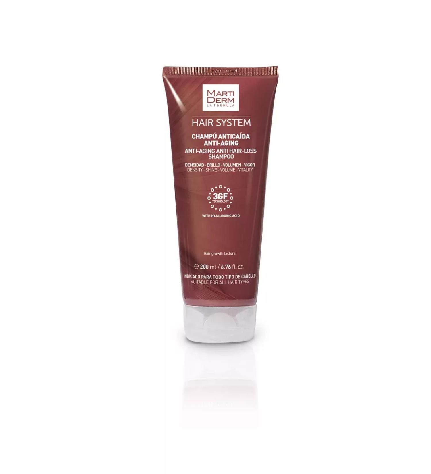 MartiDerm Hair System Shampoo against Anti-Age hair loss - Buy Online on GoSupps.com