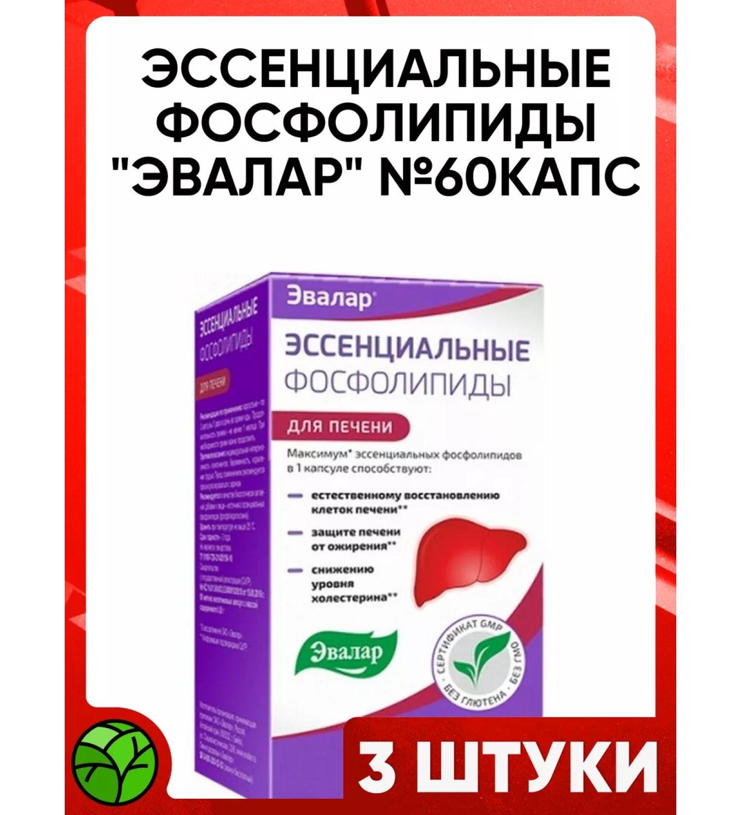 Evalar Essential phospholipids 60 capsules