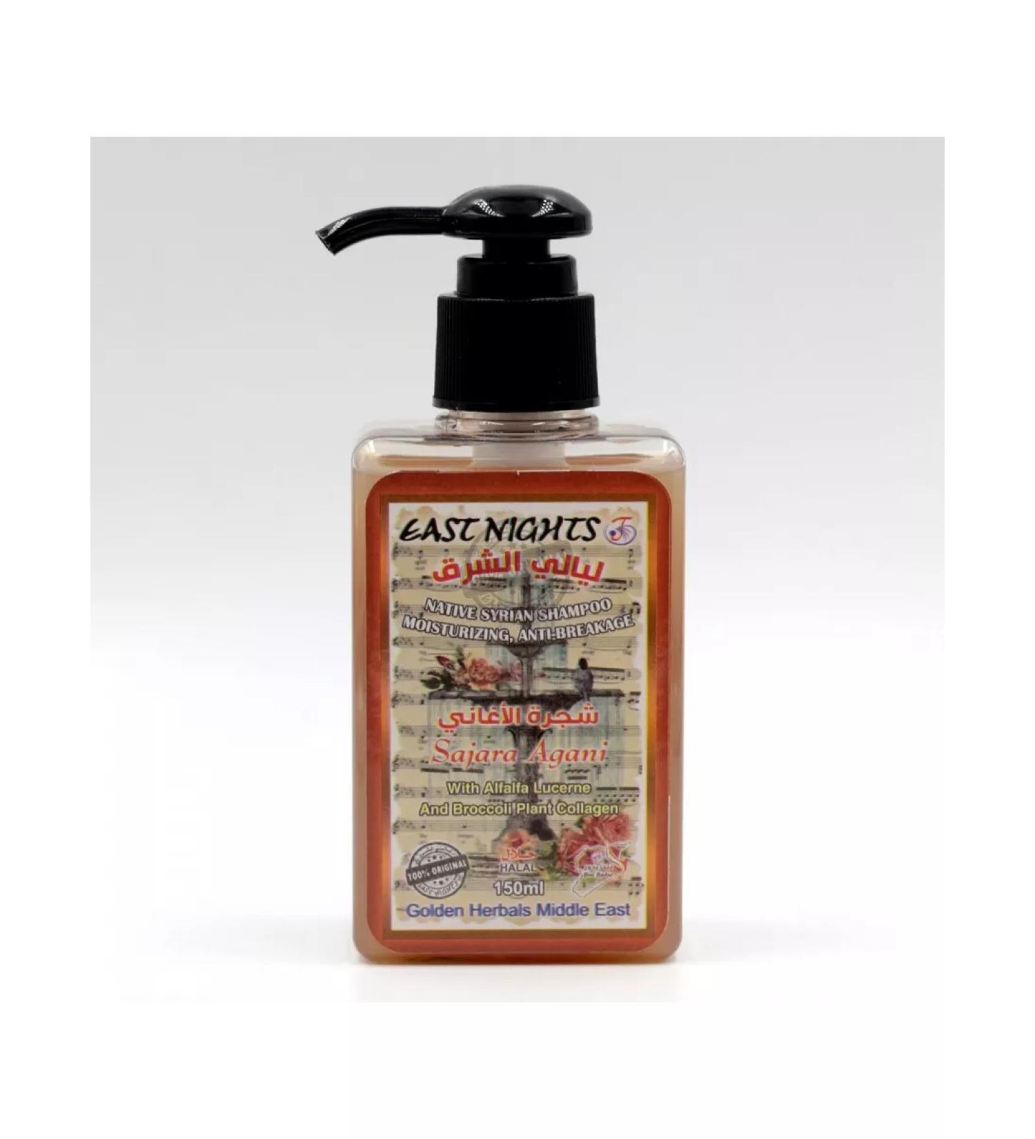 East Nights Syrian moisturizing shampoo of hair from broccoli seeds