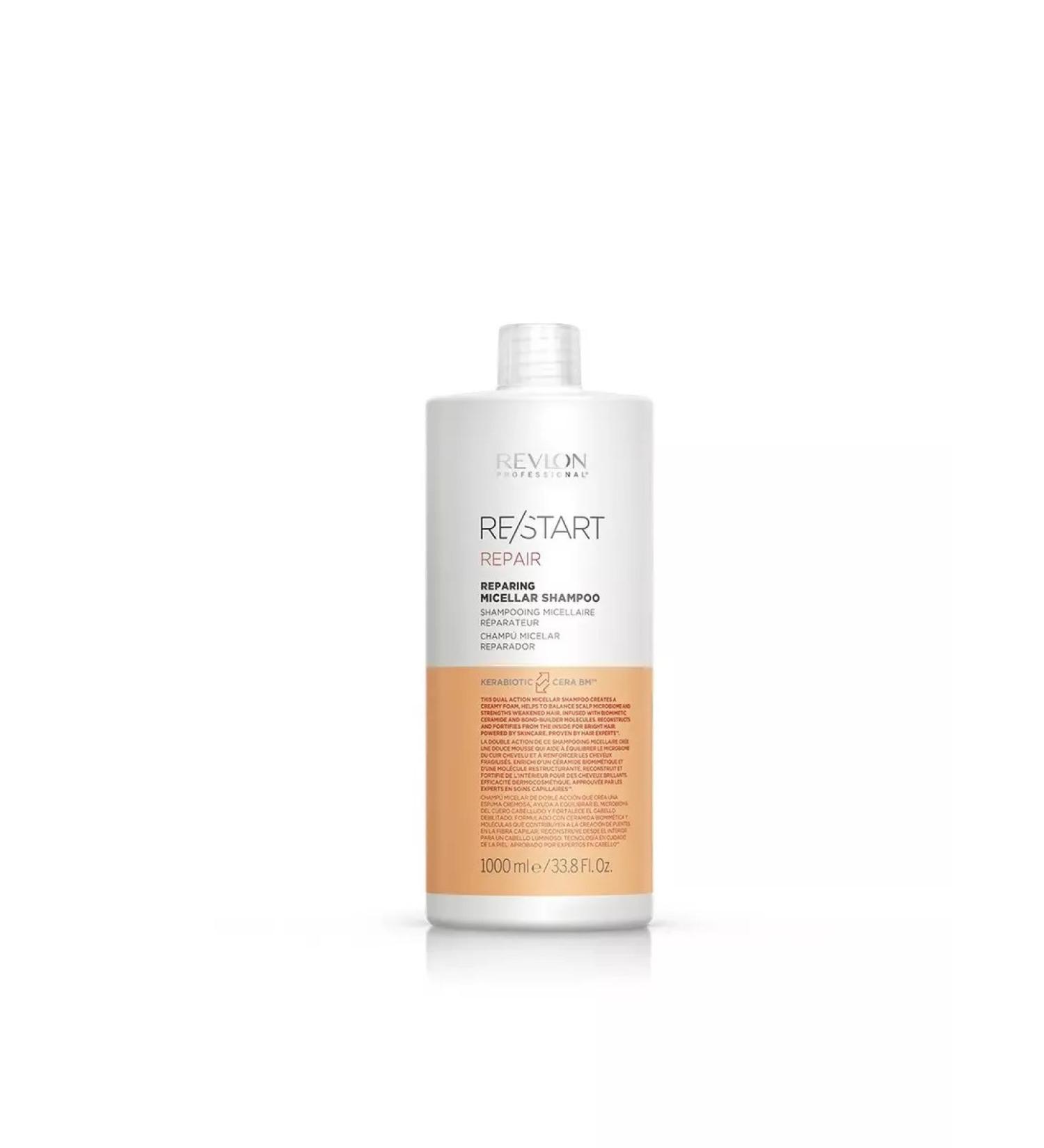 Revlon Professional Shampoo for damaged hair Re Start Repair 1000ml - Buy Online on GoSupps.com