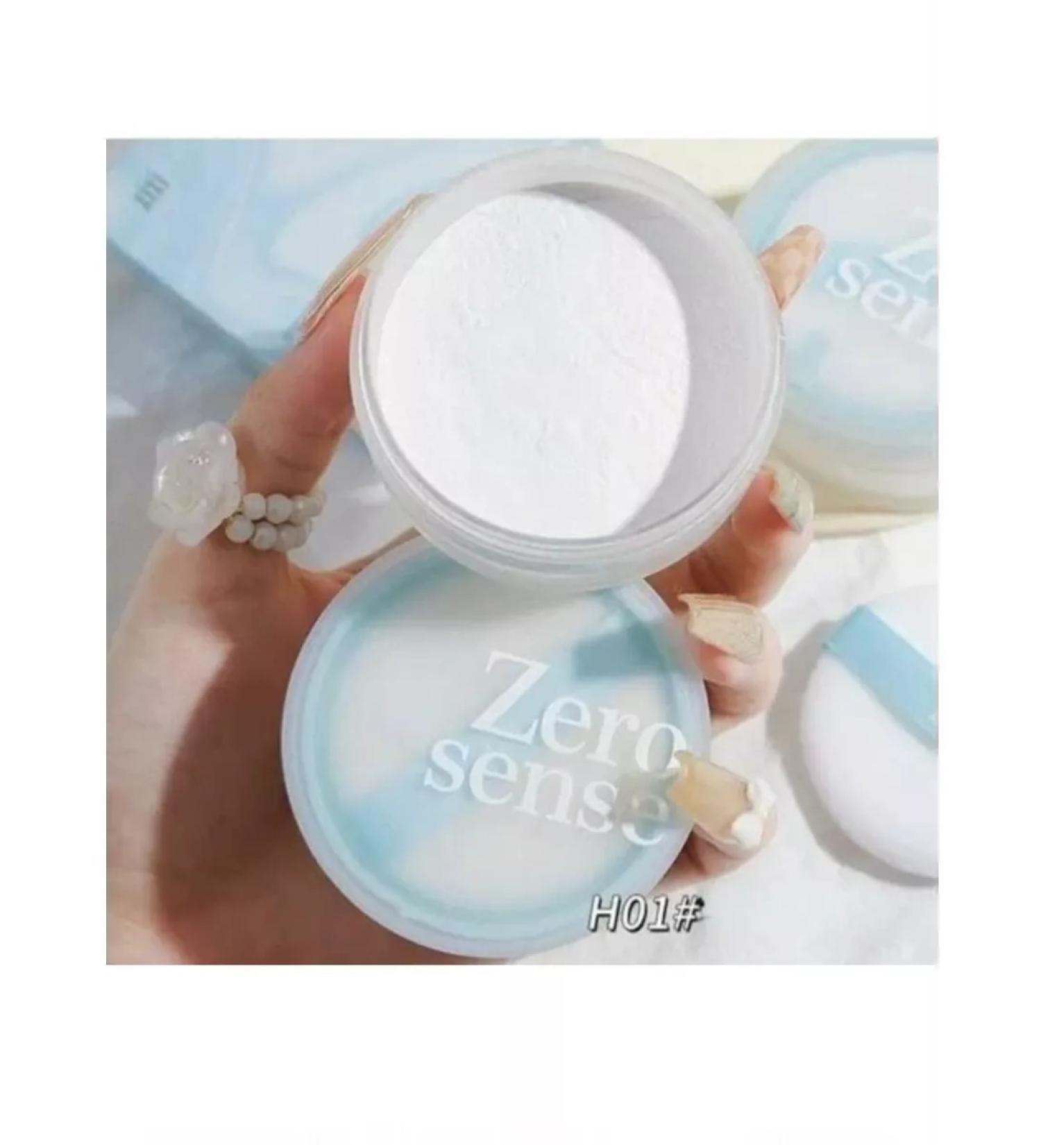 XIXI Bruttery powder with a sponge Zero Sense for the face tone 01 - Buy Online on GoSupps.com