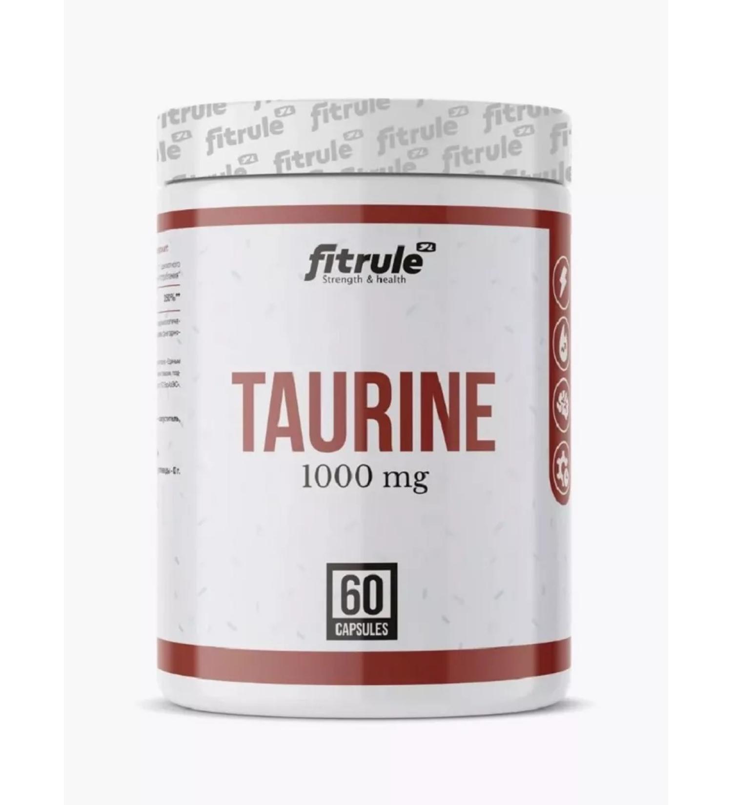 Fitrule Nutrition 3 pcs Fitrul Taurin 1000mg Taurine 60 capsules - Buy Online on GoSupps.com