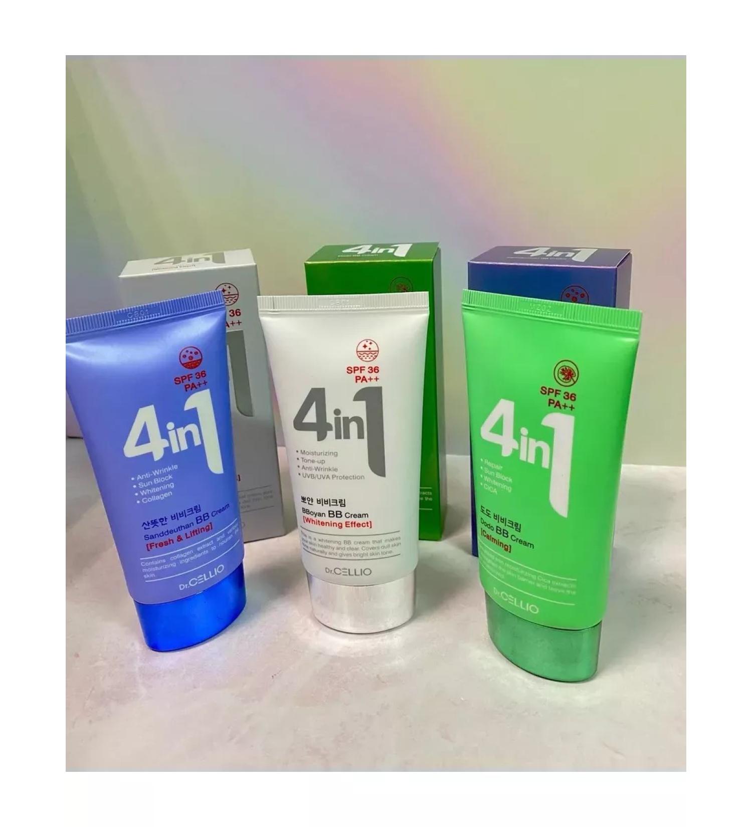 Antiaging cream set BB cream 4V1 3 pieces - Buy Online on GoSupps.com