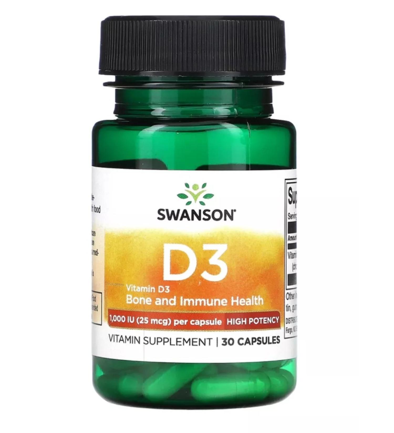 Swanson Vitamin D3 1000 d3 1000 vitamins