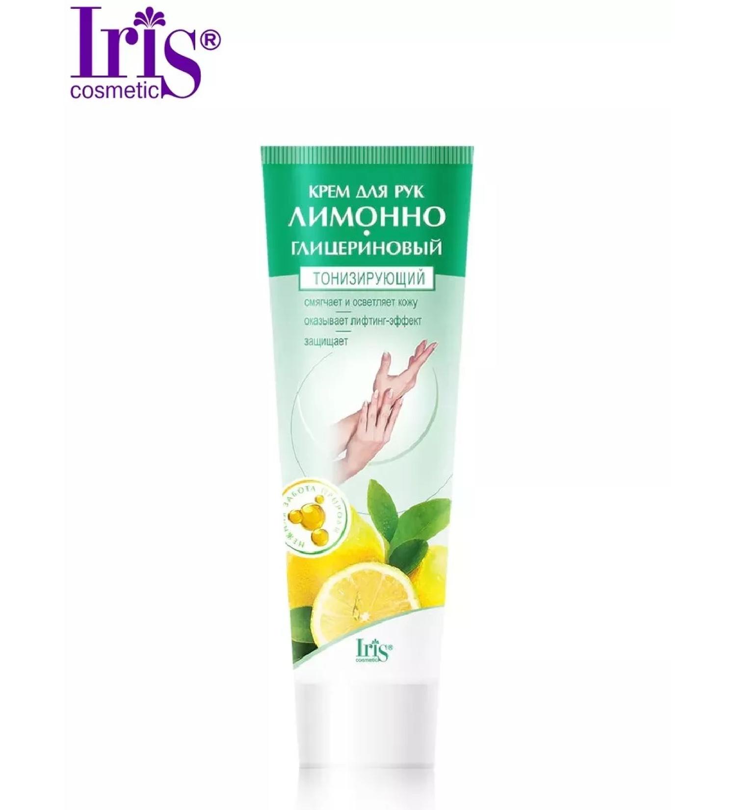 Iris Cosmetic Hand cream lemon -tonic glycerin