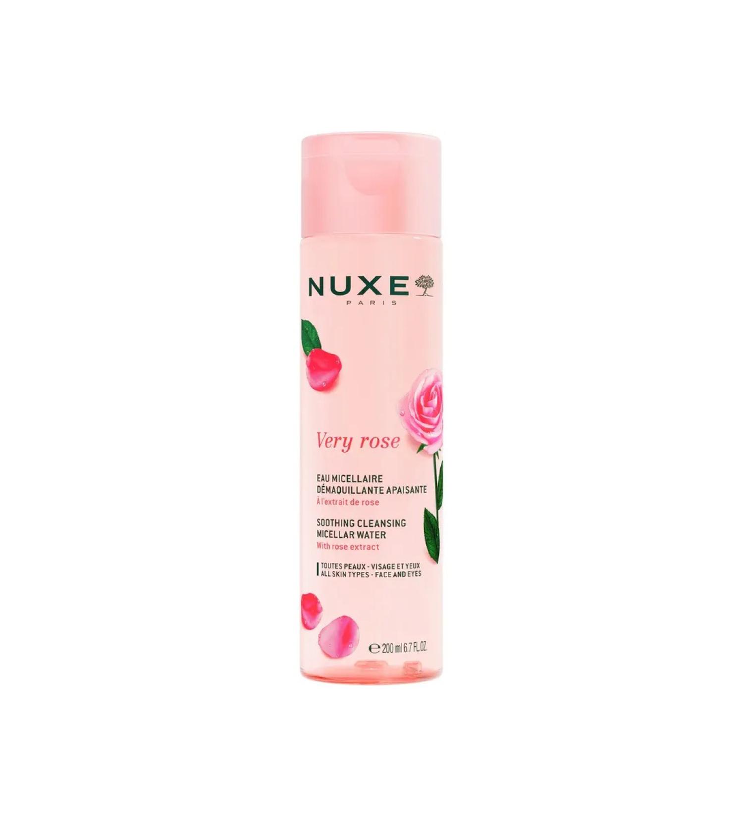 NUXE Micellar water for removing makeup Very Rose 200ml - Buy Online on GoSupps.com