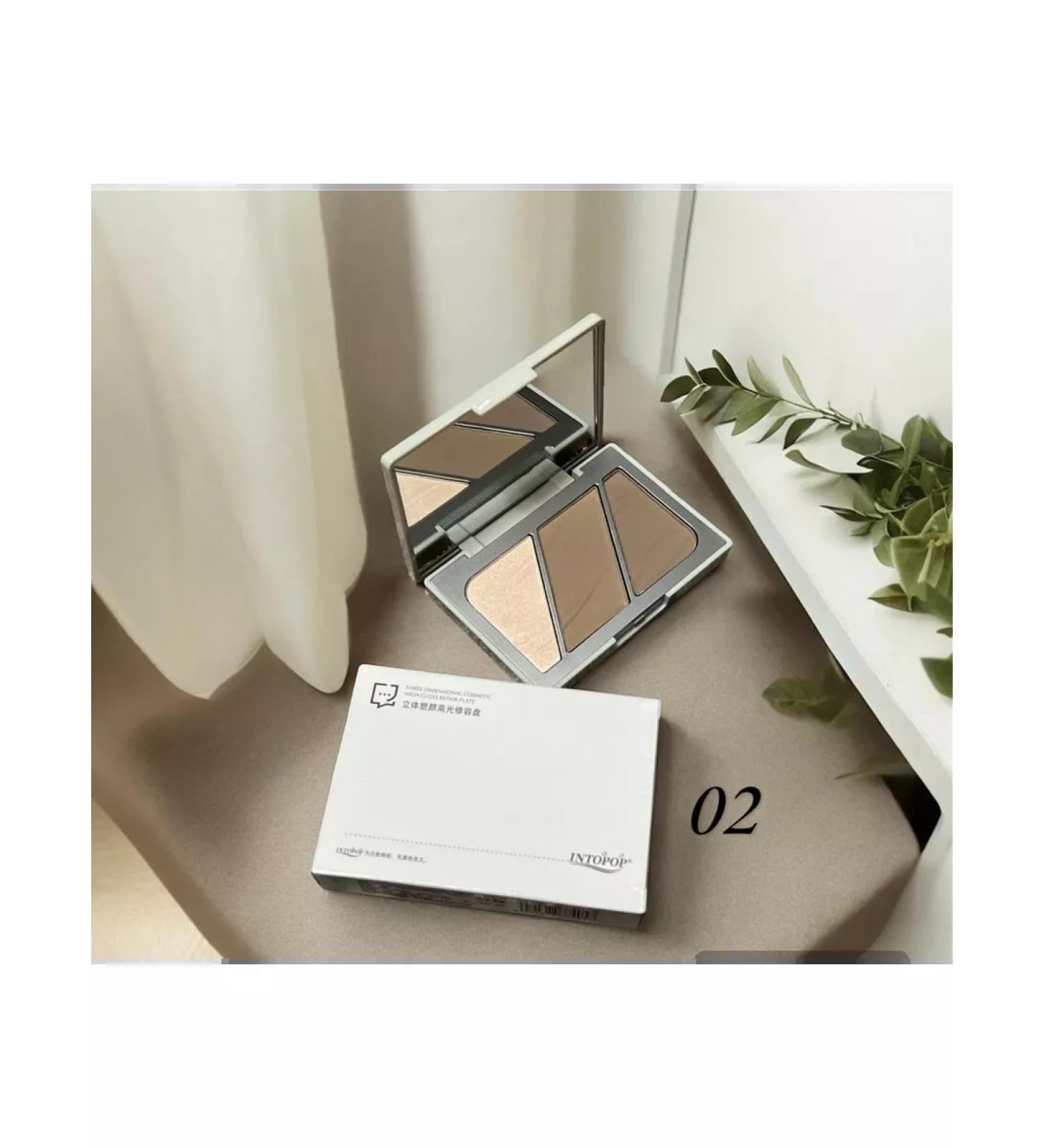 Miss Ahoo Contouring palette 3 in 1 sculptor highlighter 02 - Buy Online on GoSupps.com