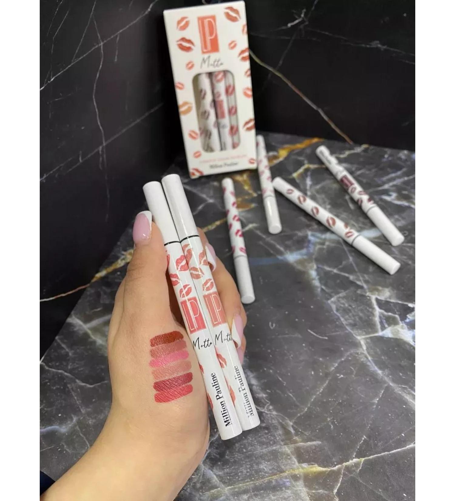 lip pencils and lipstick 2 in 1 waterproof matte - Buy Online on GoSupps.com