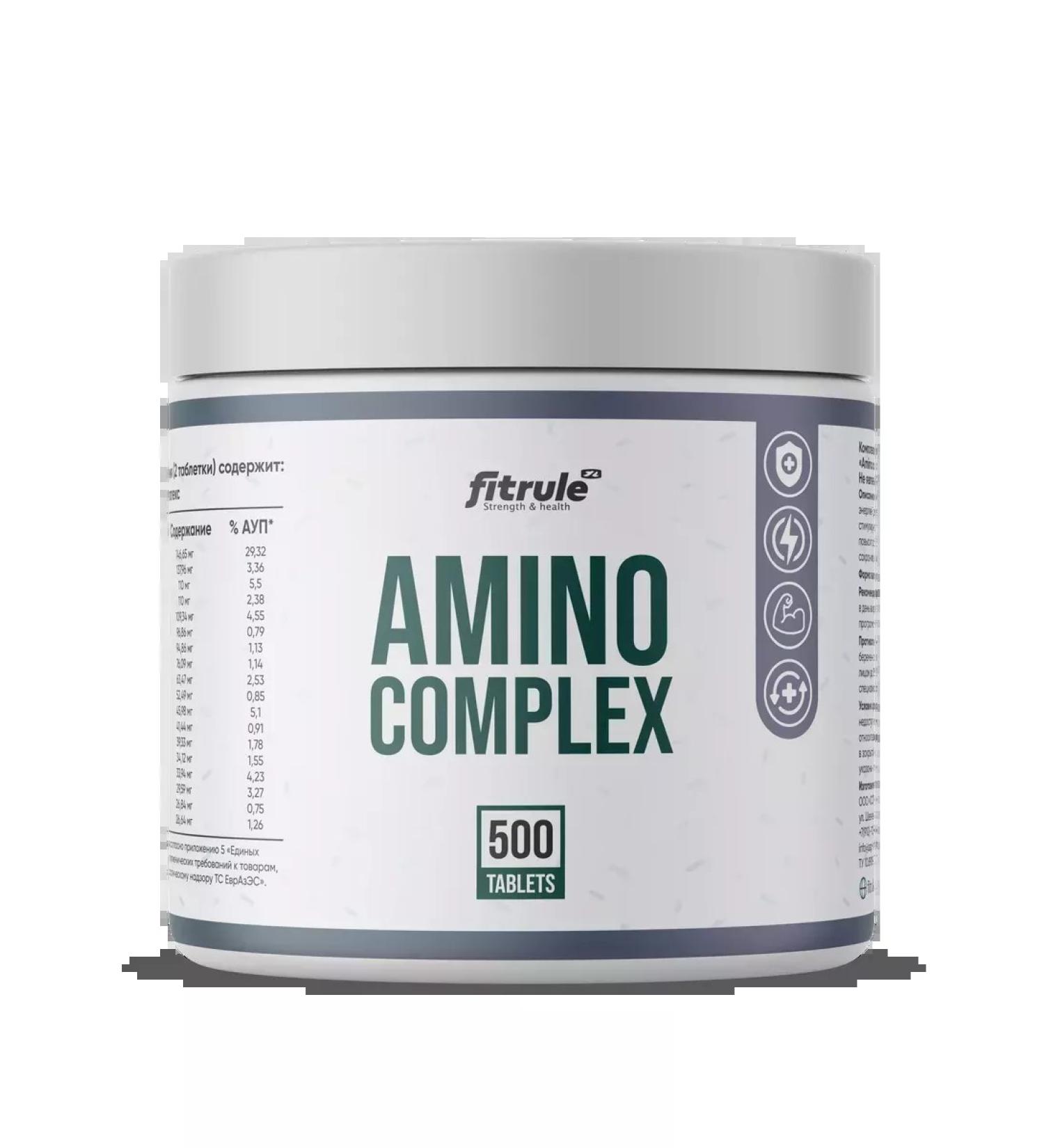 Fitrule Nutrition 3pcs amino acids in tablets of 500 tablets - Buy Online on GoSupps.com