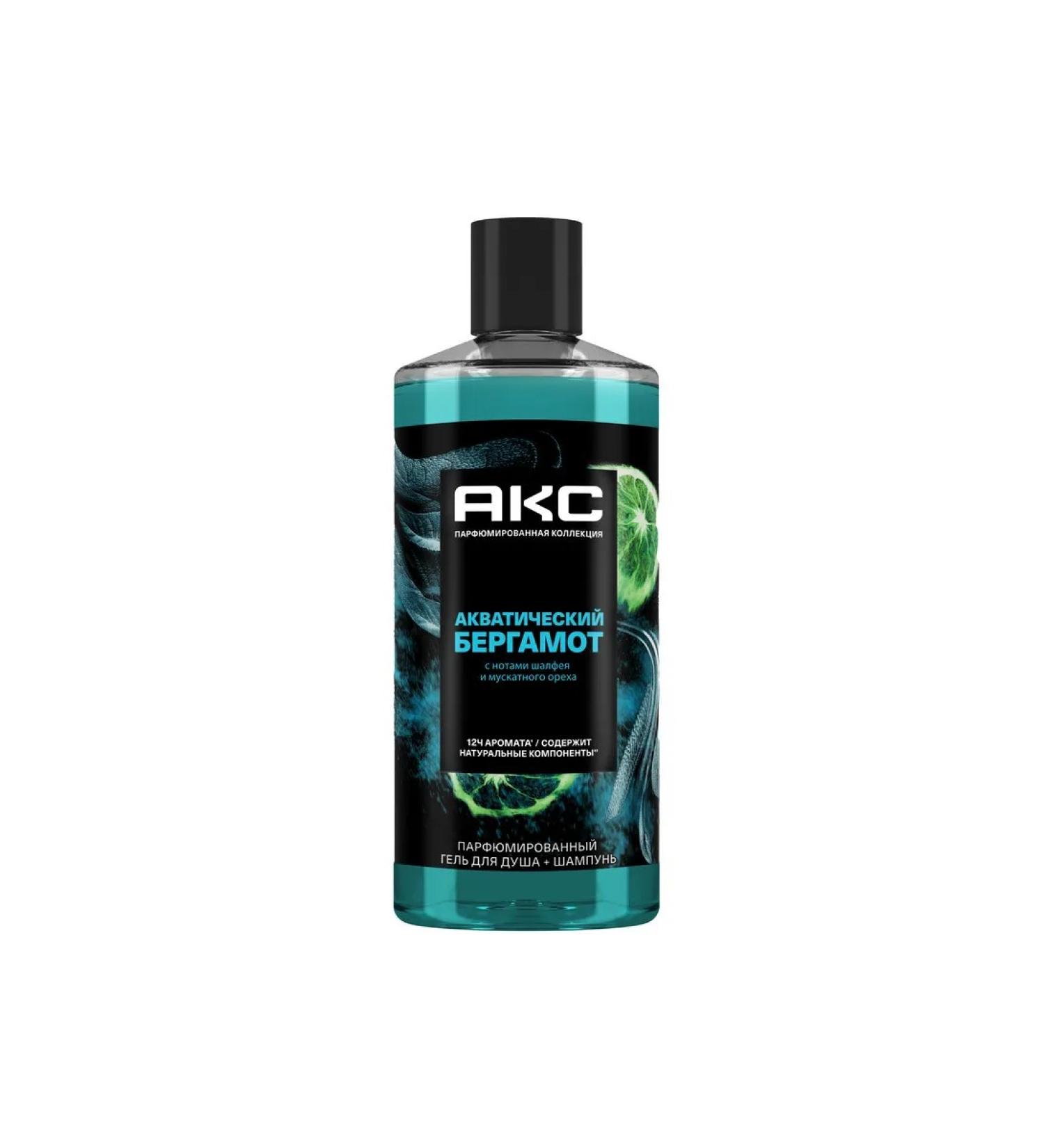 AKC Shower gel+shampoo Aquatic bergarm 400ml - Buy Online on GoSupps.com