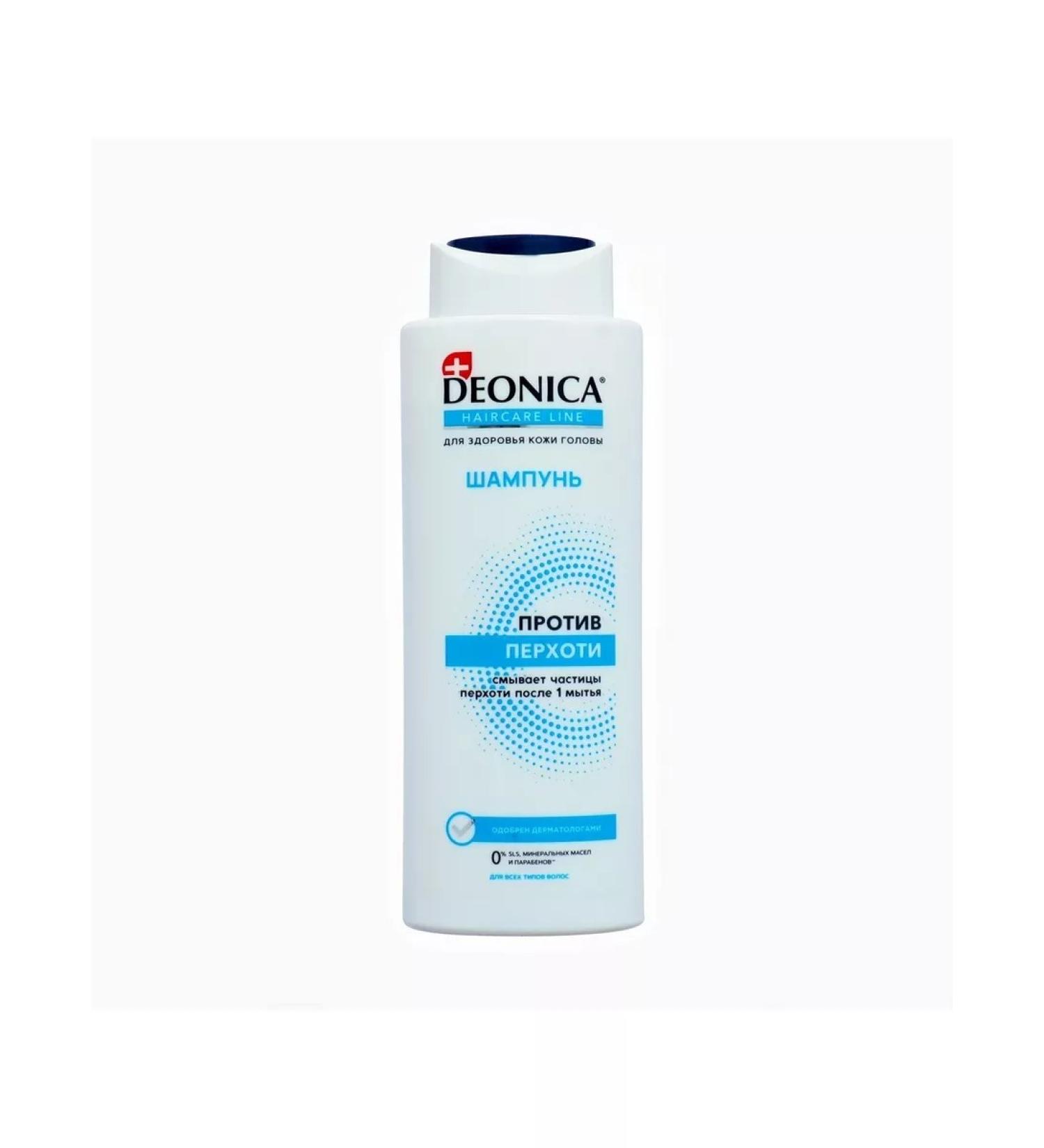 DEONICA Shampoo against dandruff for health of the scalp 380 ml
