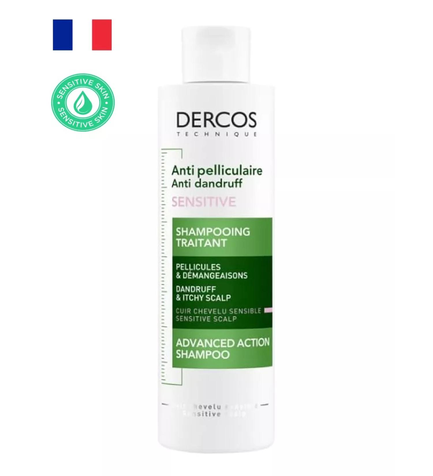 VICHY Dercos shampoo against dandruff for feelings. Heads of 200ml - Buy Online on GoSupps.com