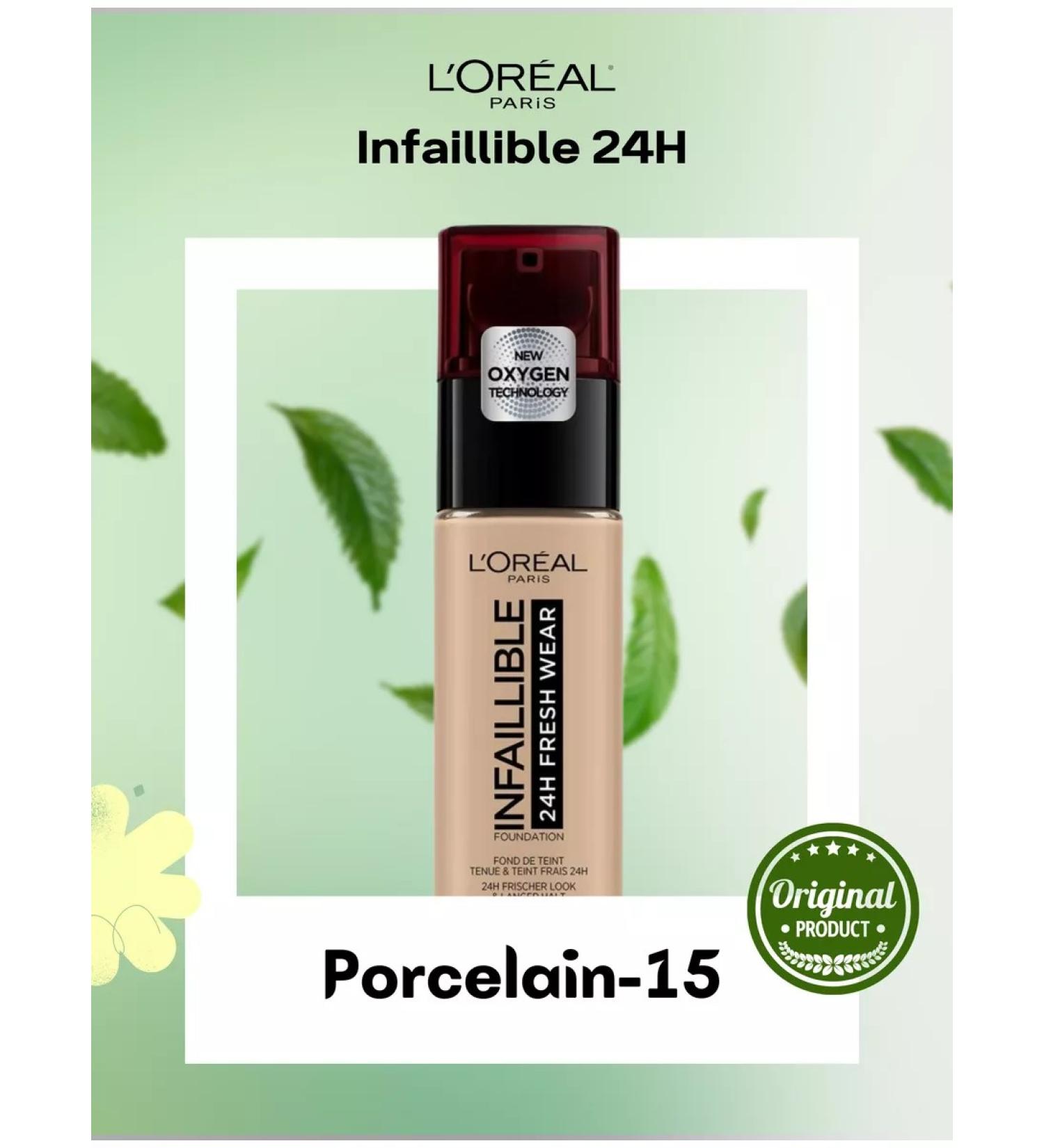 L'OREAL PARIS Persistent foundation 24 hours Infailible Fresh Wear - Buy Online on GoSupps.com