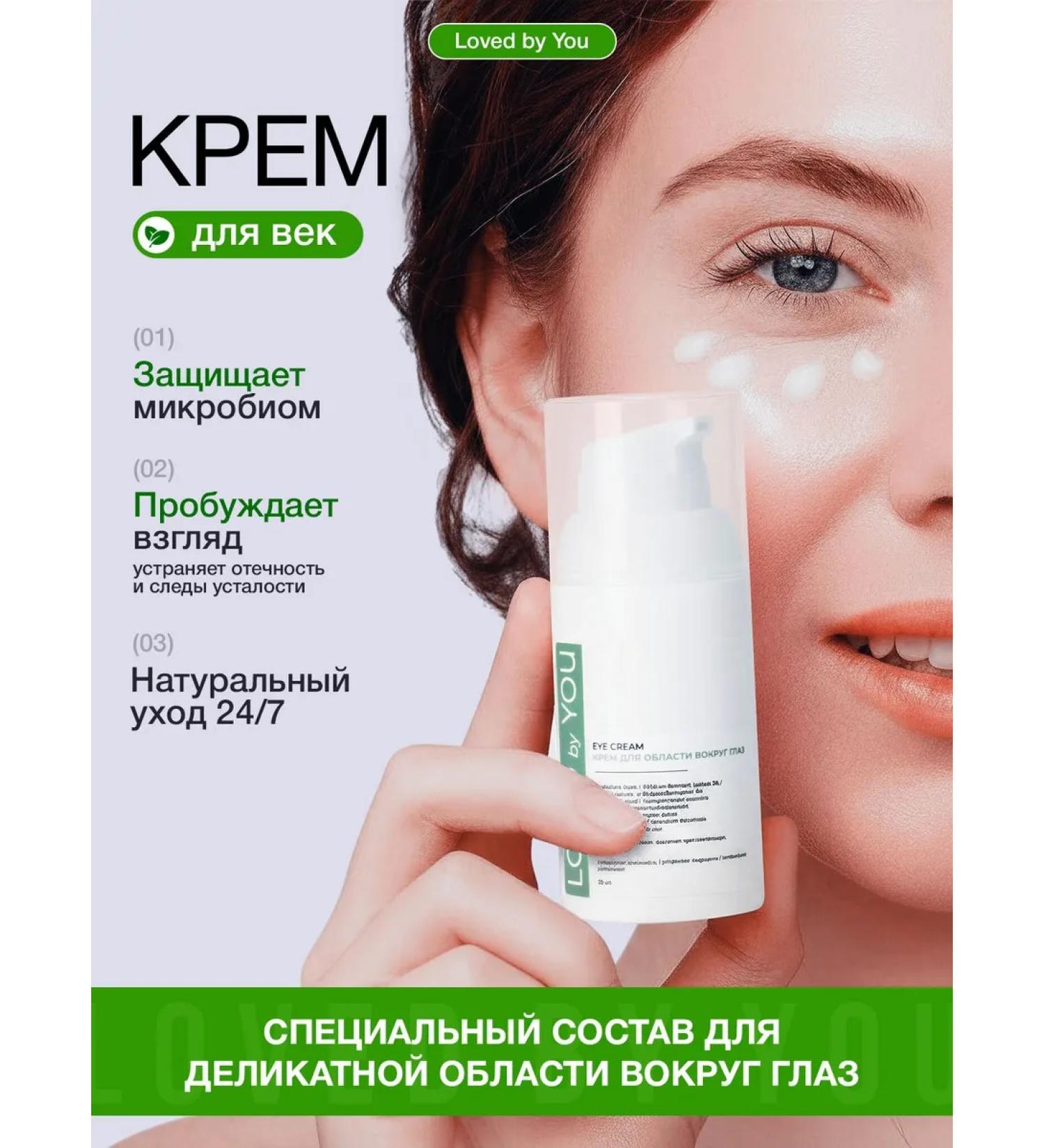 Loved by you Eye cream from wrinkles from edema and bags - Buy Online on GoSupps.com