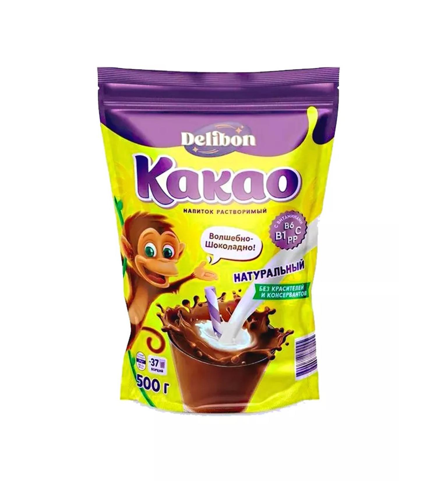 Delibon Cocoa drink is soluble vitaminized 500 g