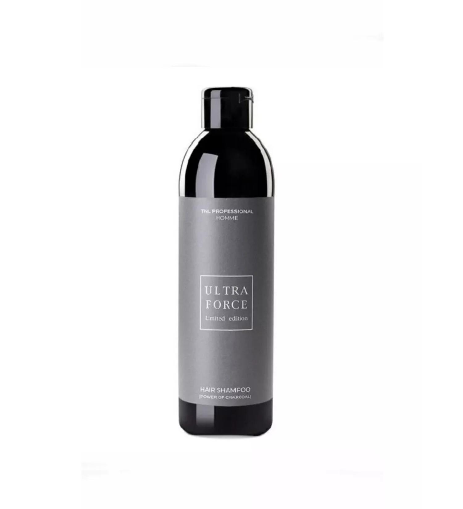 TNL Ultra Force shampoo with black coal 250 ml